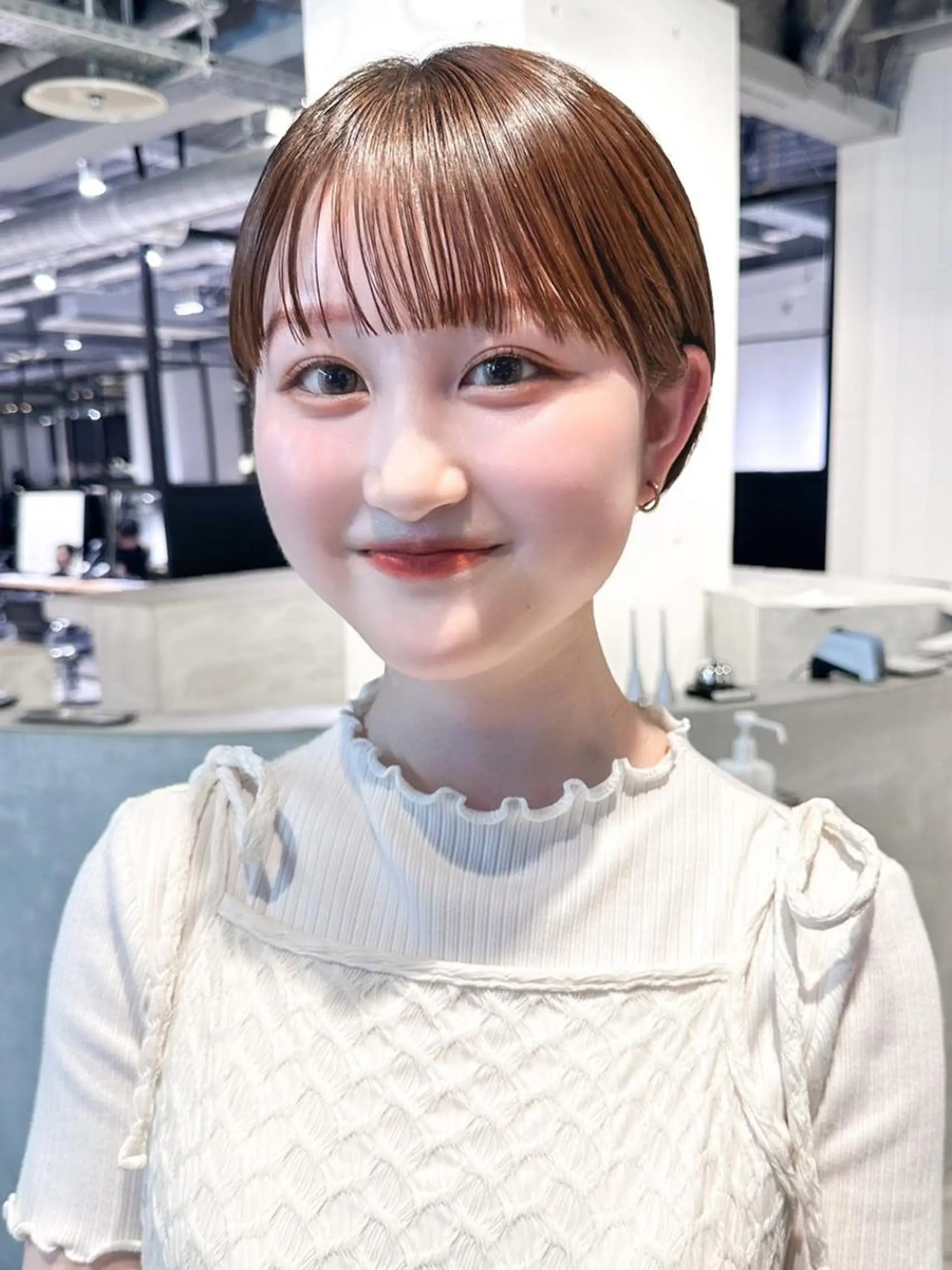 ショート カラー ショートヘア カット ヘアカラー トリートメント ITbyALBUM 下北沢店のヘアスタイル