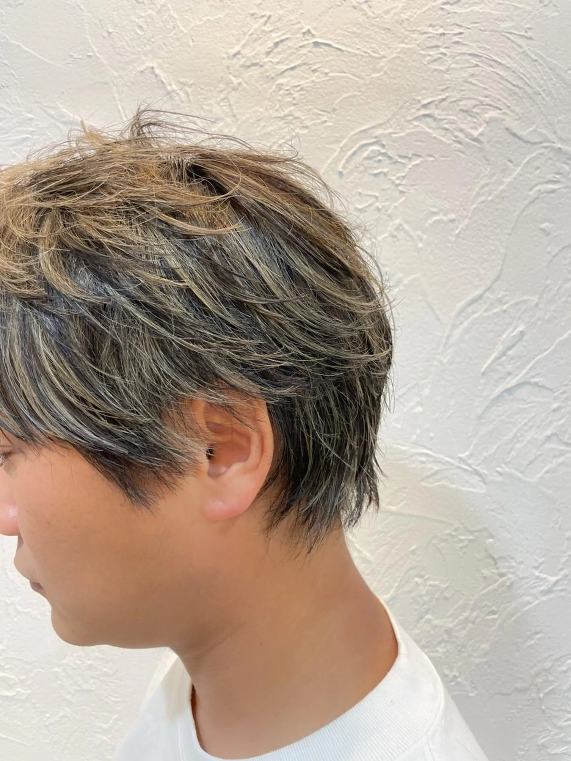 ショート カラー メンズ アイブロウ カット ヘアカラー トリートメント ヘアセット メンズNO.1口コミ 高評価🟡三澤拓海✅のヘアスタイル