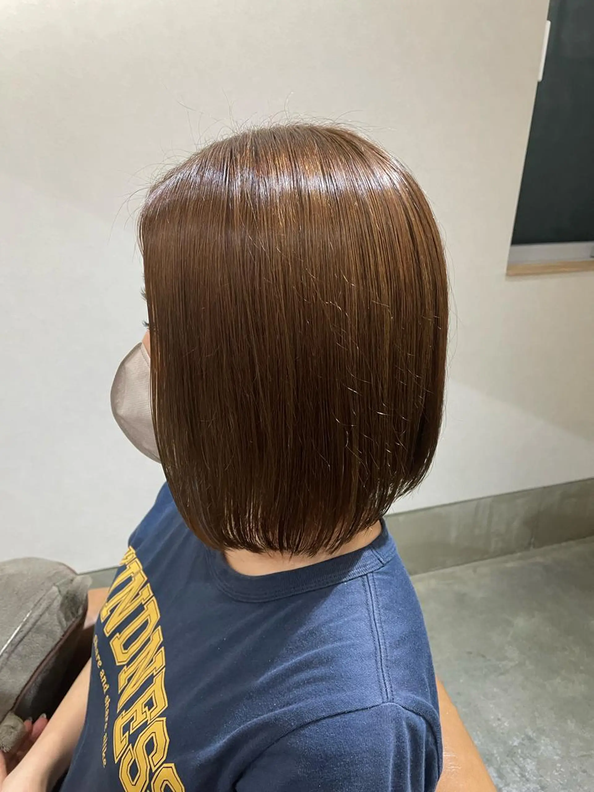 縮毛矯正 まつやま さおりのヘアスタイル
