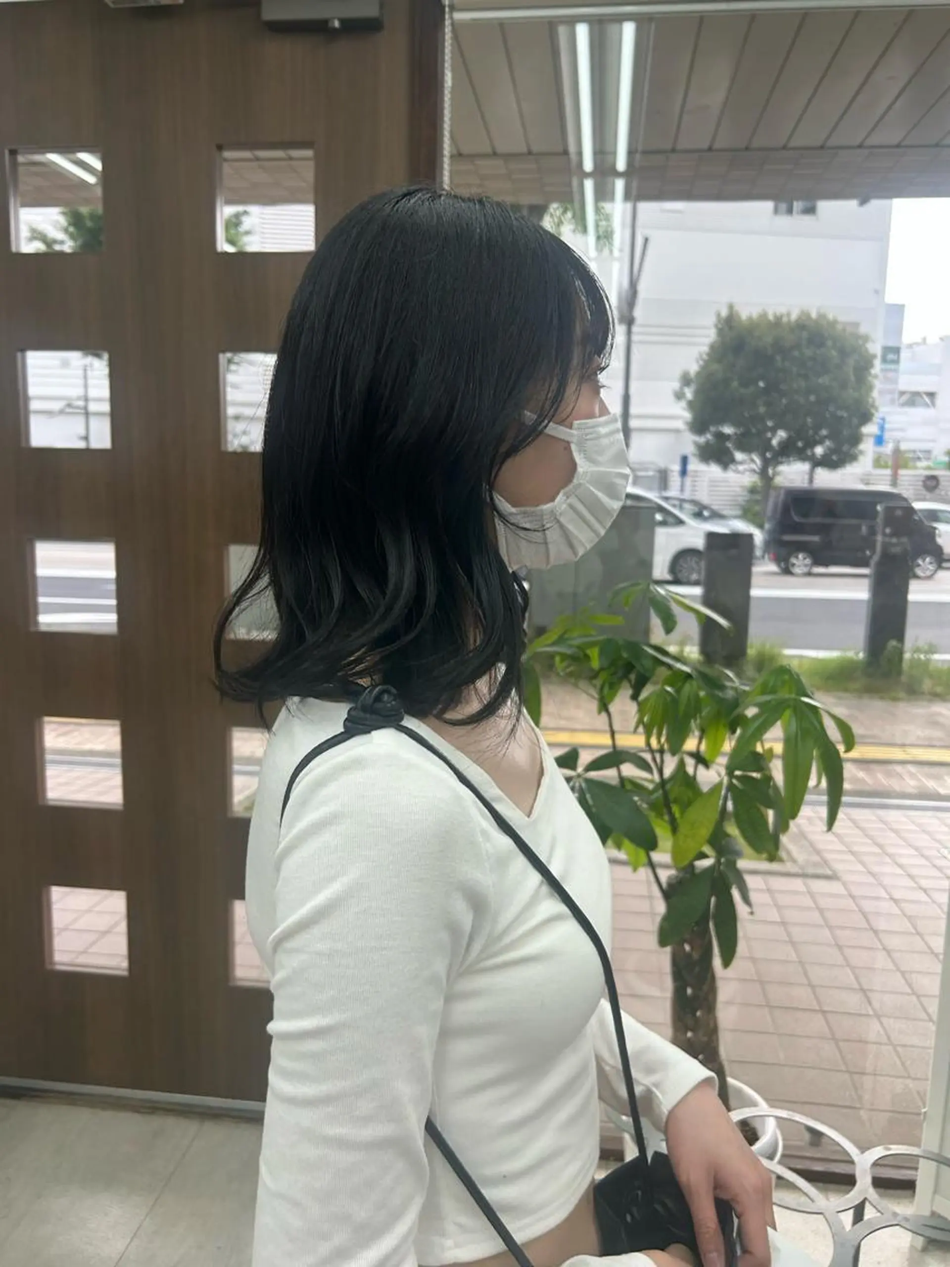 ミディアム ダブルカラー/韓国 ヘア/さわのあかねのヘアスタイル