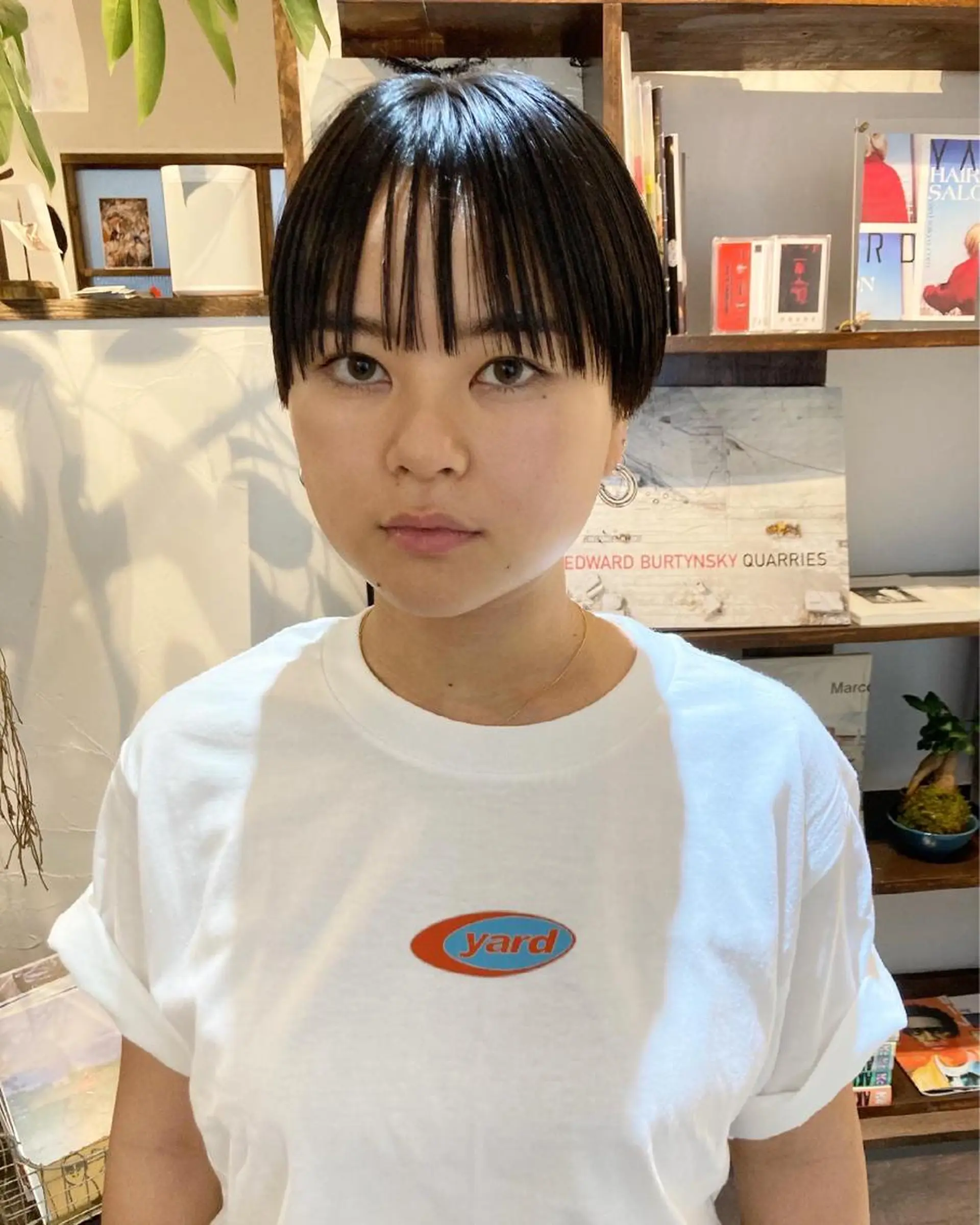 ショート ショートヘア カット 縮毛矯正 金田 夏野のヘアスタイル