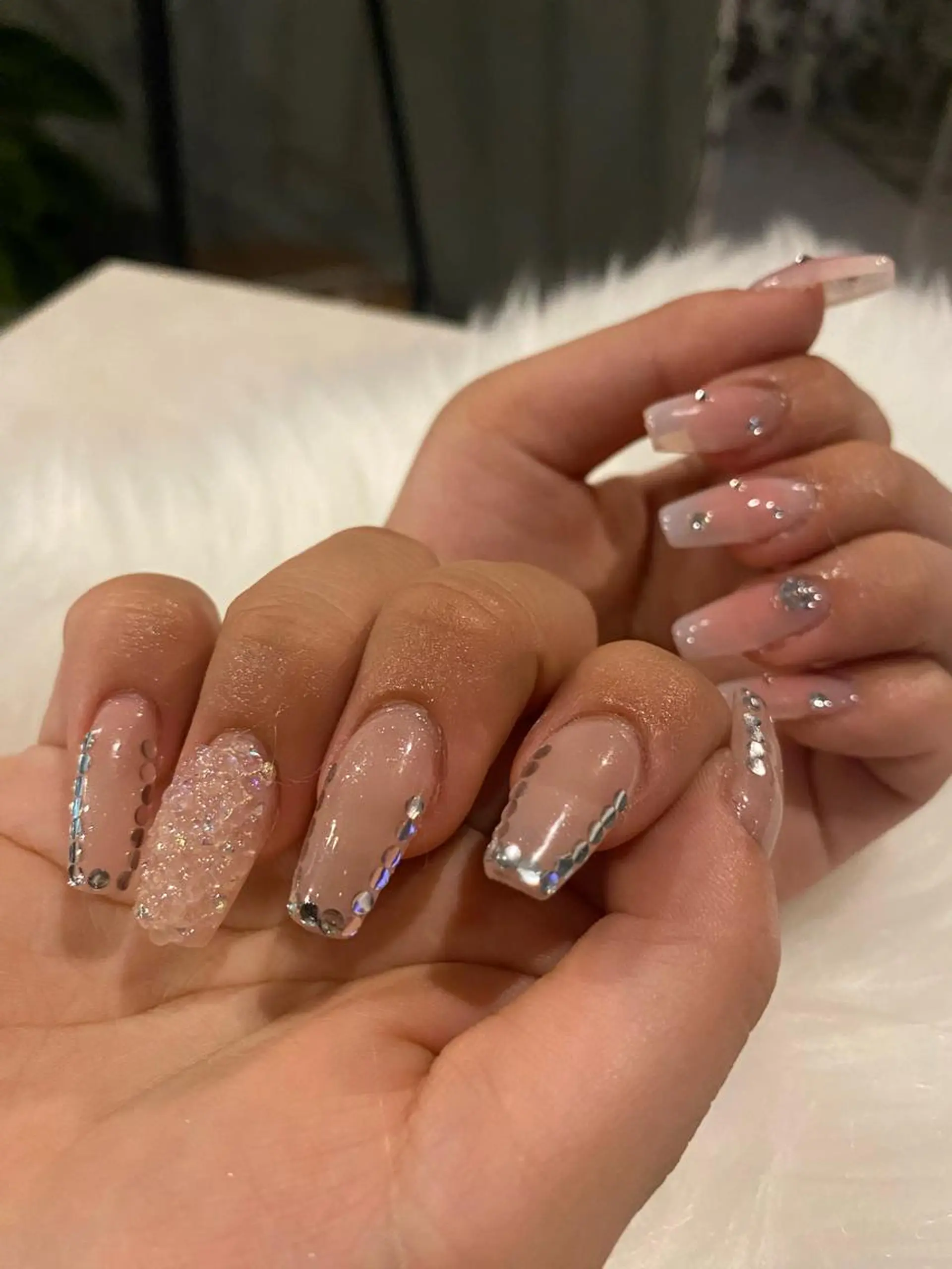 ネイル 韓国ネイル スカルプネイル ワンホンネイル lillion nail salon所属・Ru nail♡のネイルデザイン