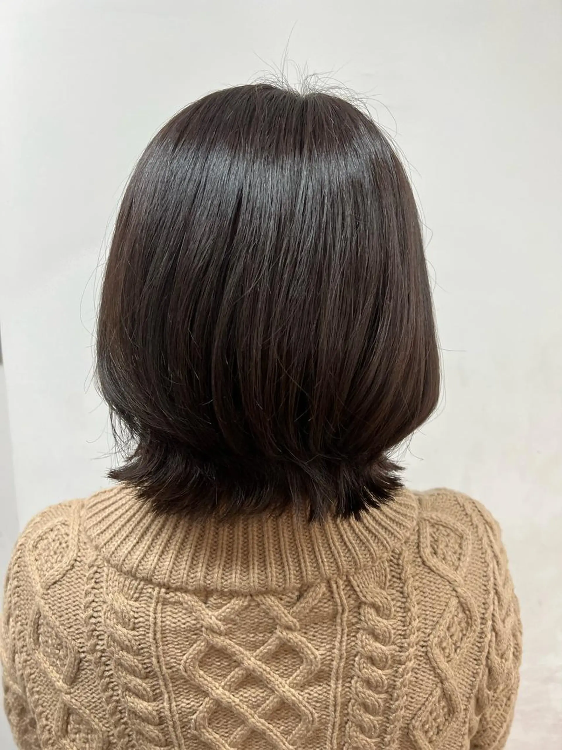 ミディアム カラー ヘアアレンジ ボブ くびれヘア Ainoa 金町店所属・佐々木 楓夏のヘアスタイル
