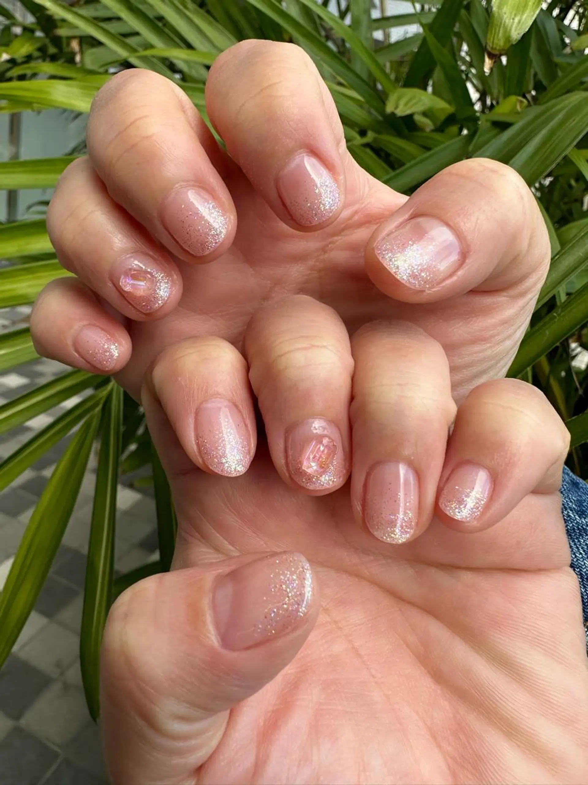 ネイル ラメ(グリッター) ラメグラデーション ハンドネイル nail campのネイルデザイン