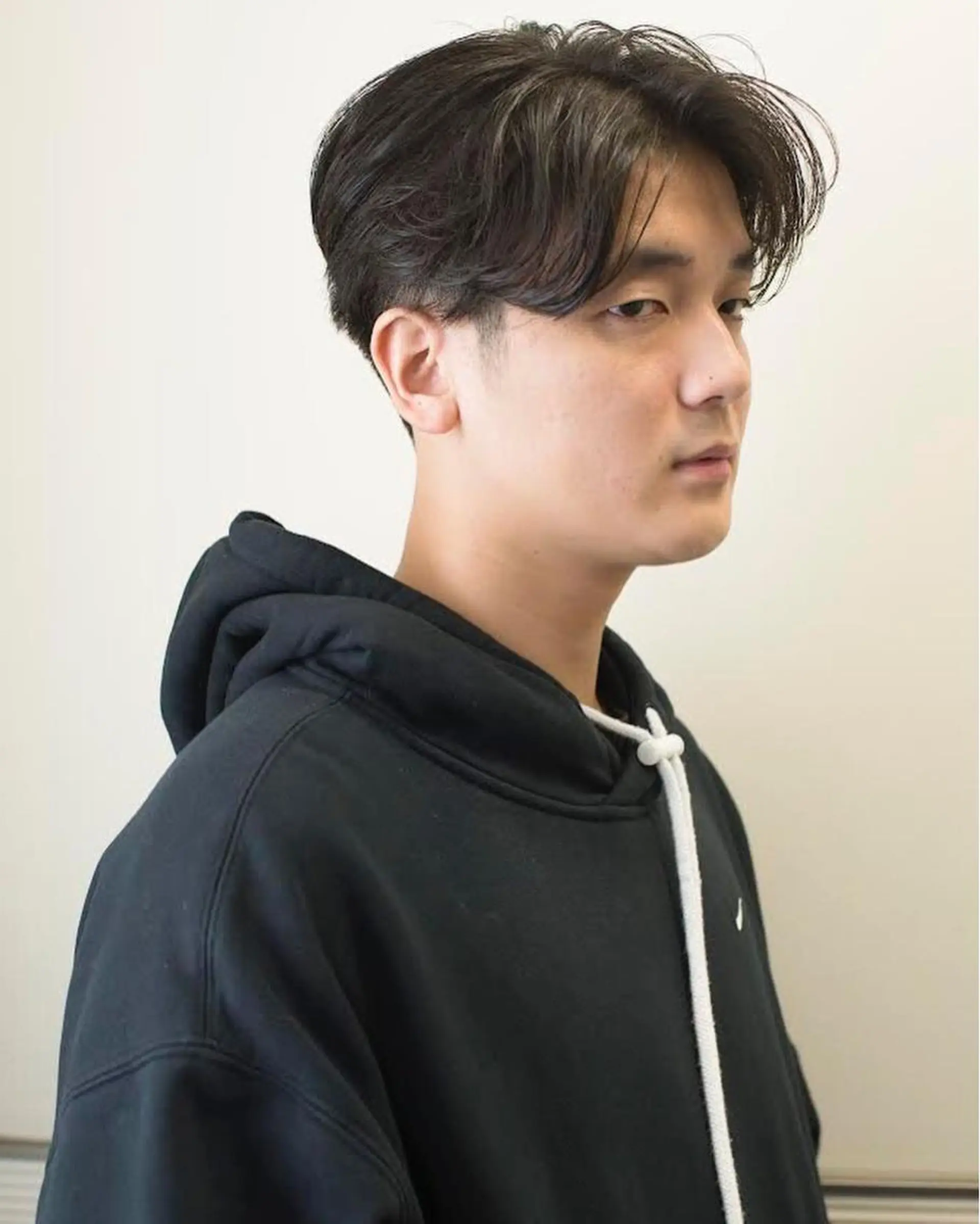 ミディアム メンズ 千葉 慎也のヘアスタイル