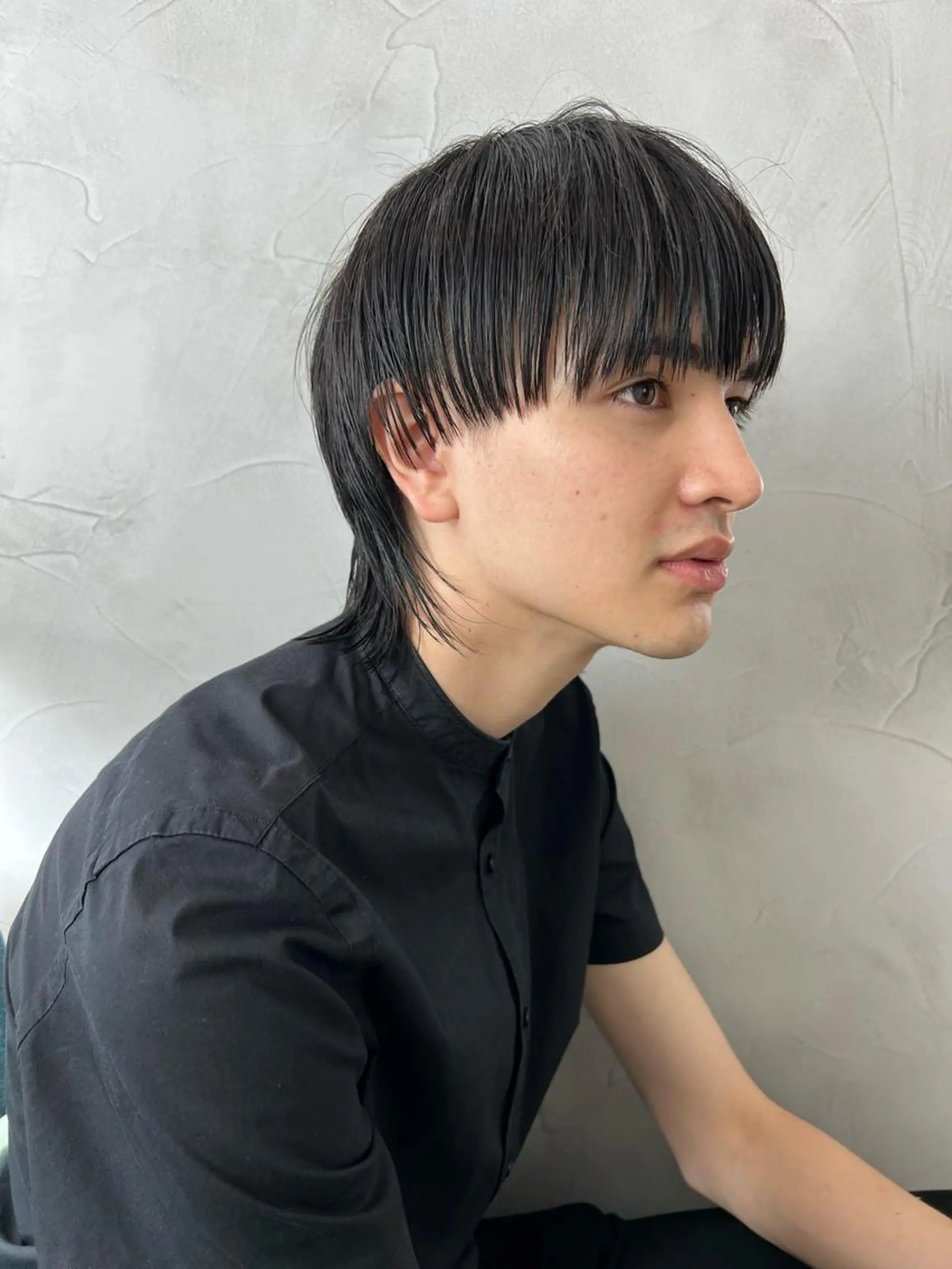 ショート メンズ メンズウルフカット ウルフカット 表参道メンズカット hikariのヘアスタイル