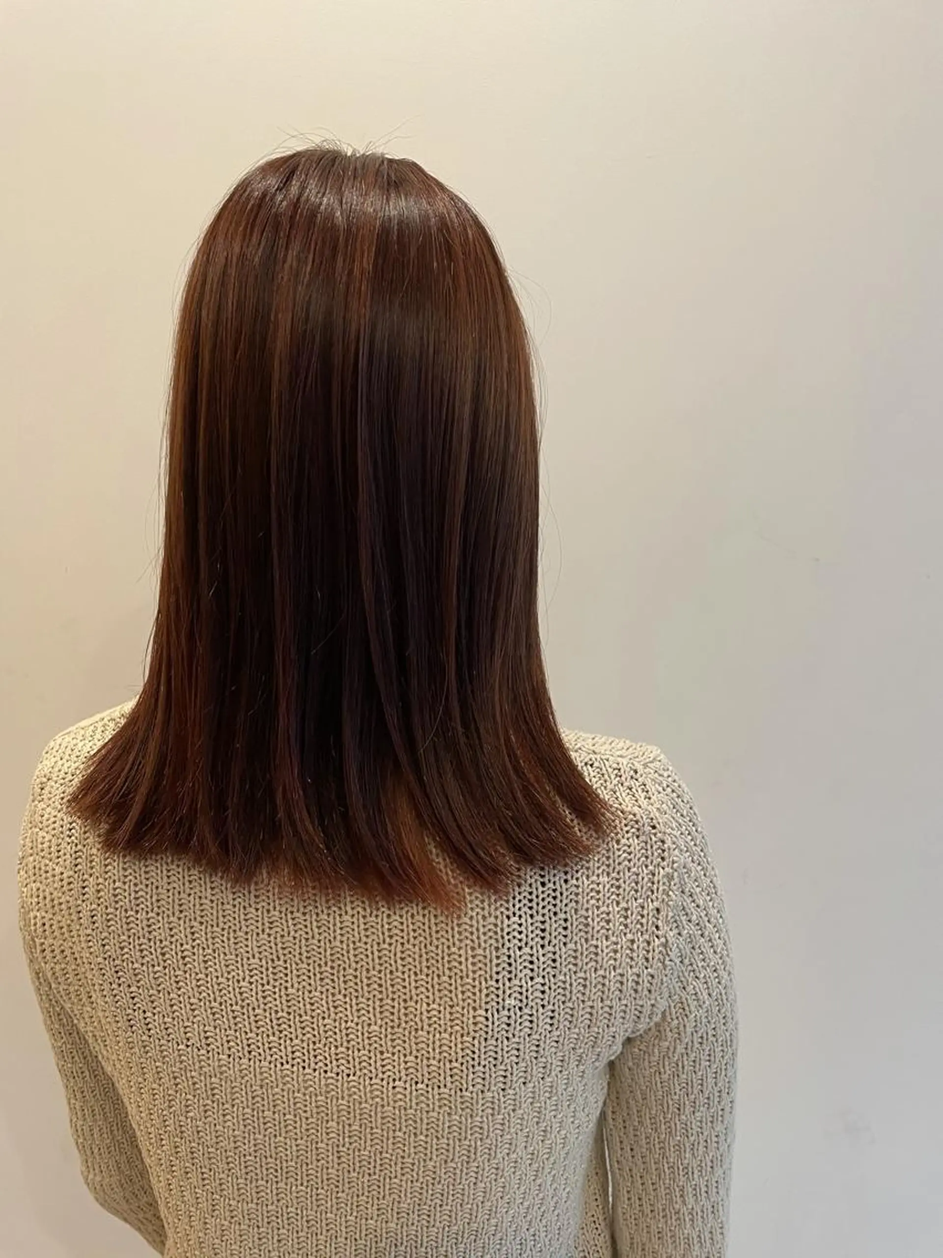 セミロング カラー バレイヤージュ ブリーチ ピンクカラー レイヤーカット 坂井翔　kiju オーナースタイリストのヘアスタイル