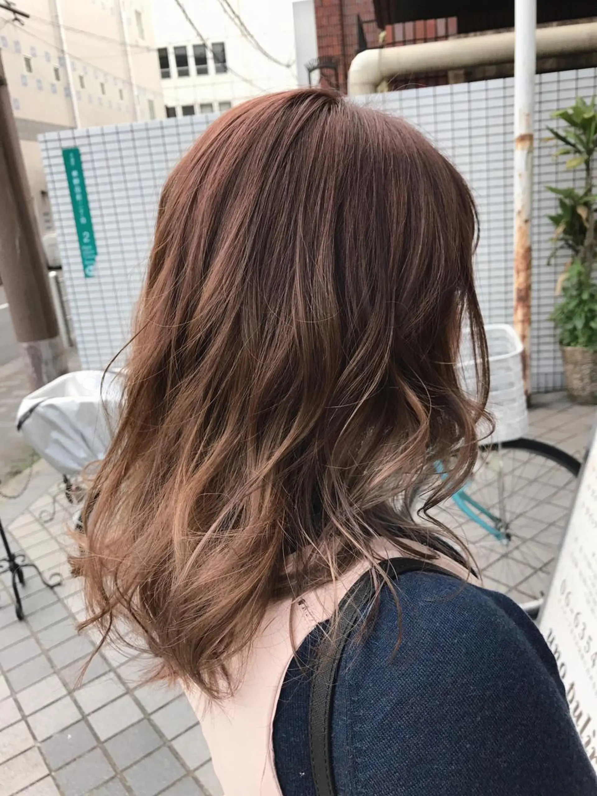 セミロング カラー パーマ ヘアアレンジ メンズ キッズ ネイル マツエク・マツパ グラデーションカラー グラデーション uno pulir所属・トップスタイリスト 永尾拓也のヘアスタイル
