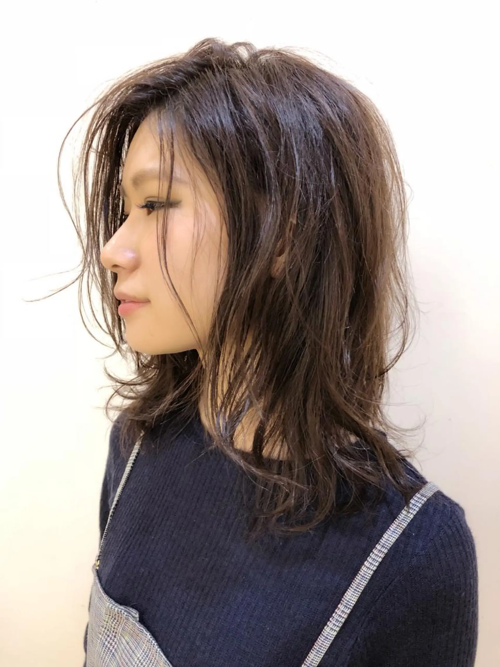 ミディアム ヘアカラー トリートメント sato yoshikiのヘアスタイル
