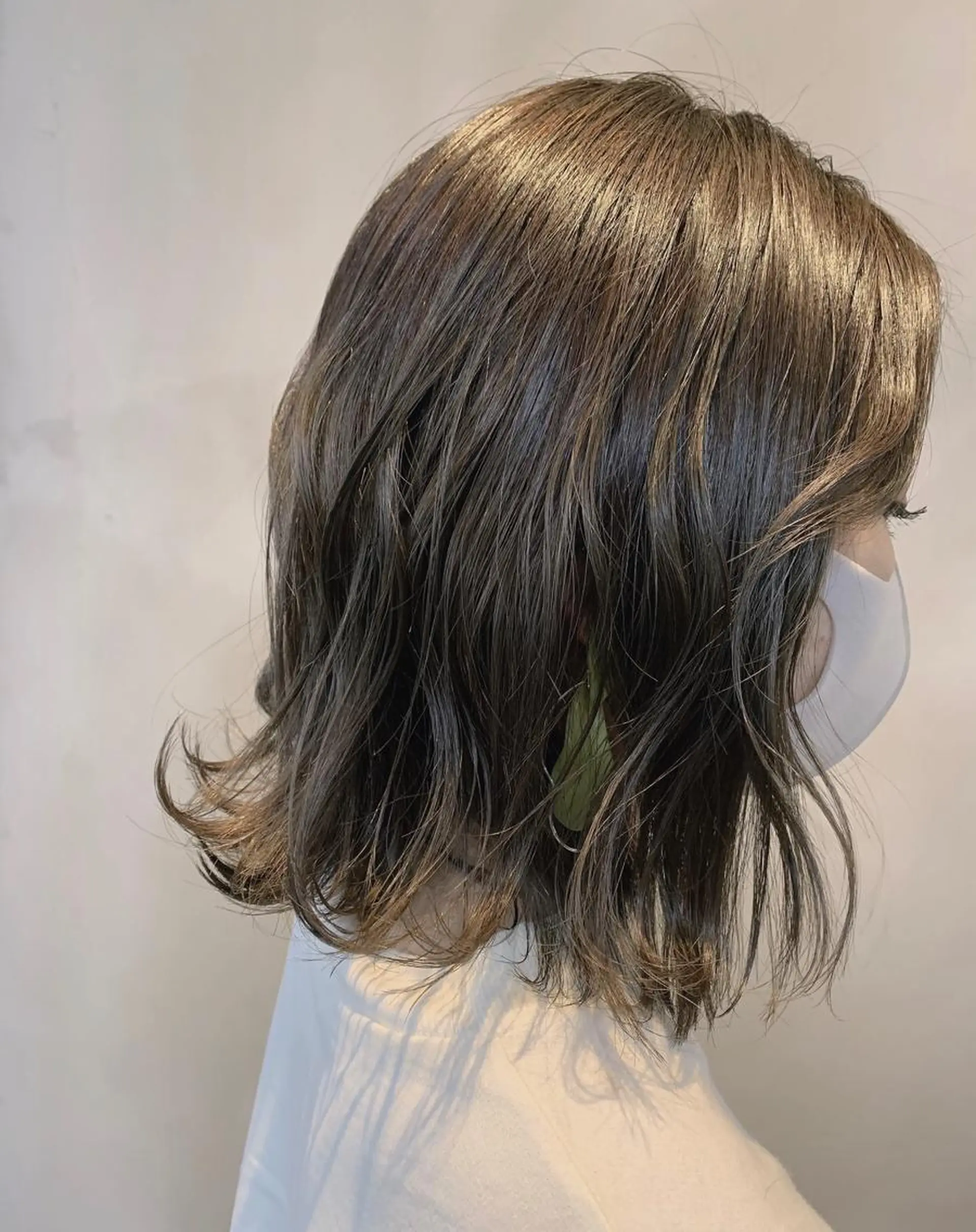 ミディアム ヘアカラー トリートメント 山本 みきのヘアスタイル