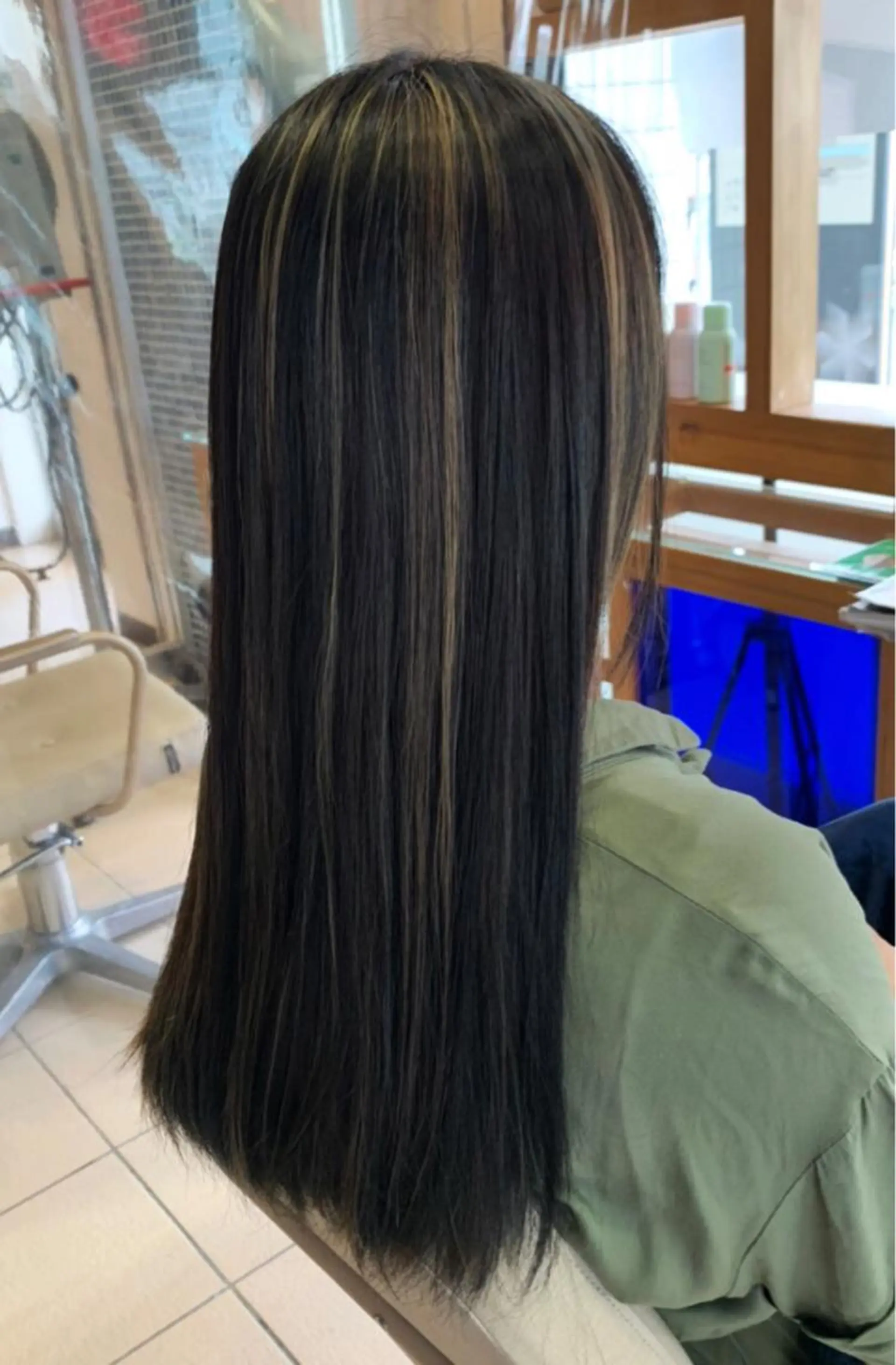 ロング カラー ヘアアレンジ ハイライトカラー ハイライト 美容室sand 横浜のヘアスタイル