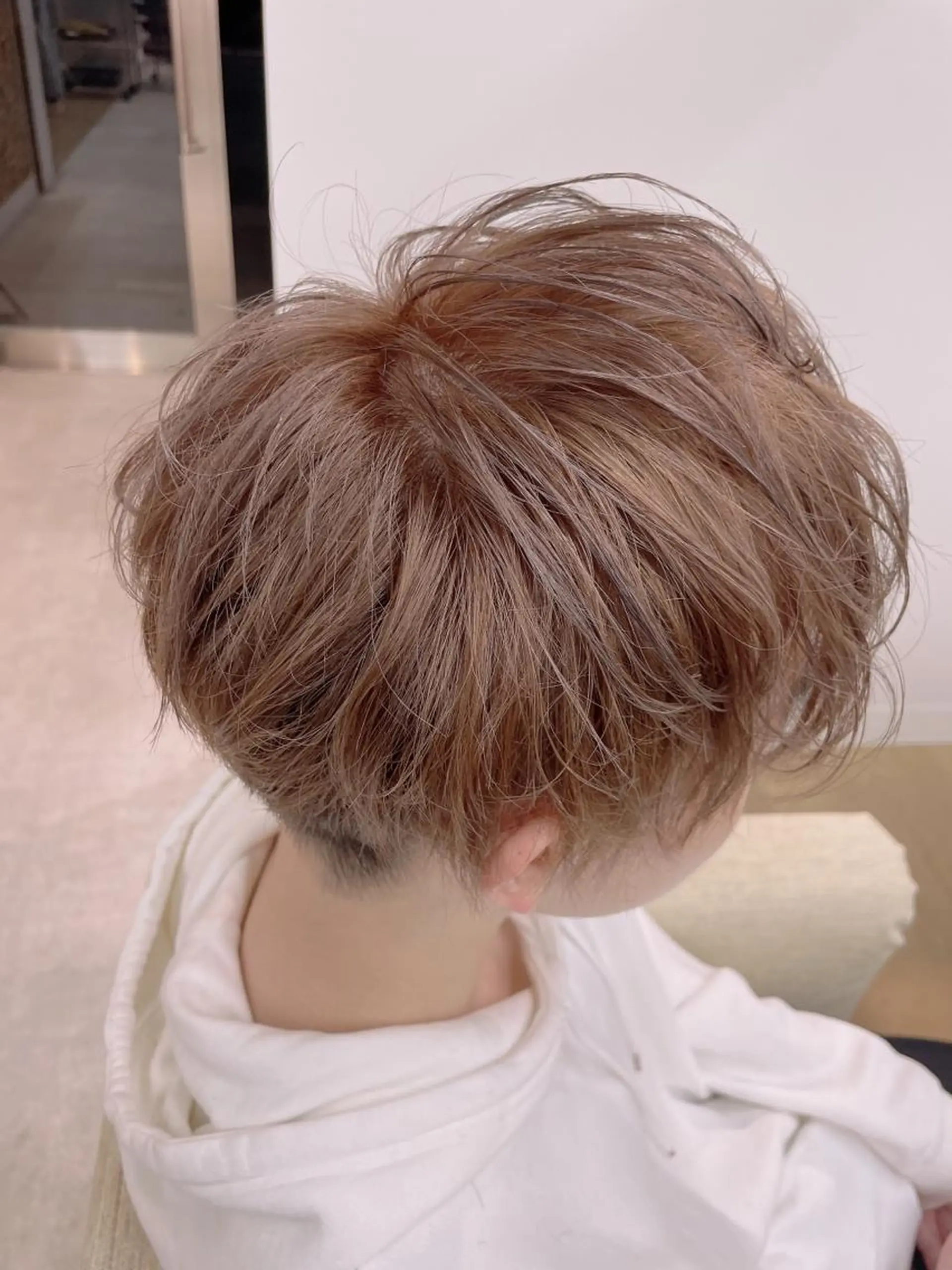 ショート カラー メンズ トレンド透明感カラー 大貫 昂涼 🐹のヘアスタイル