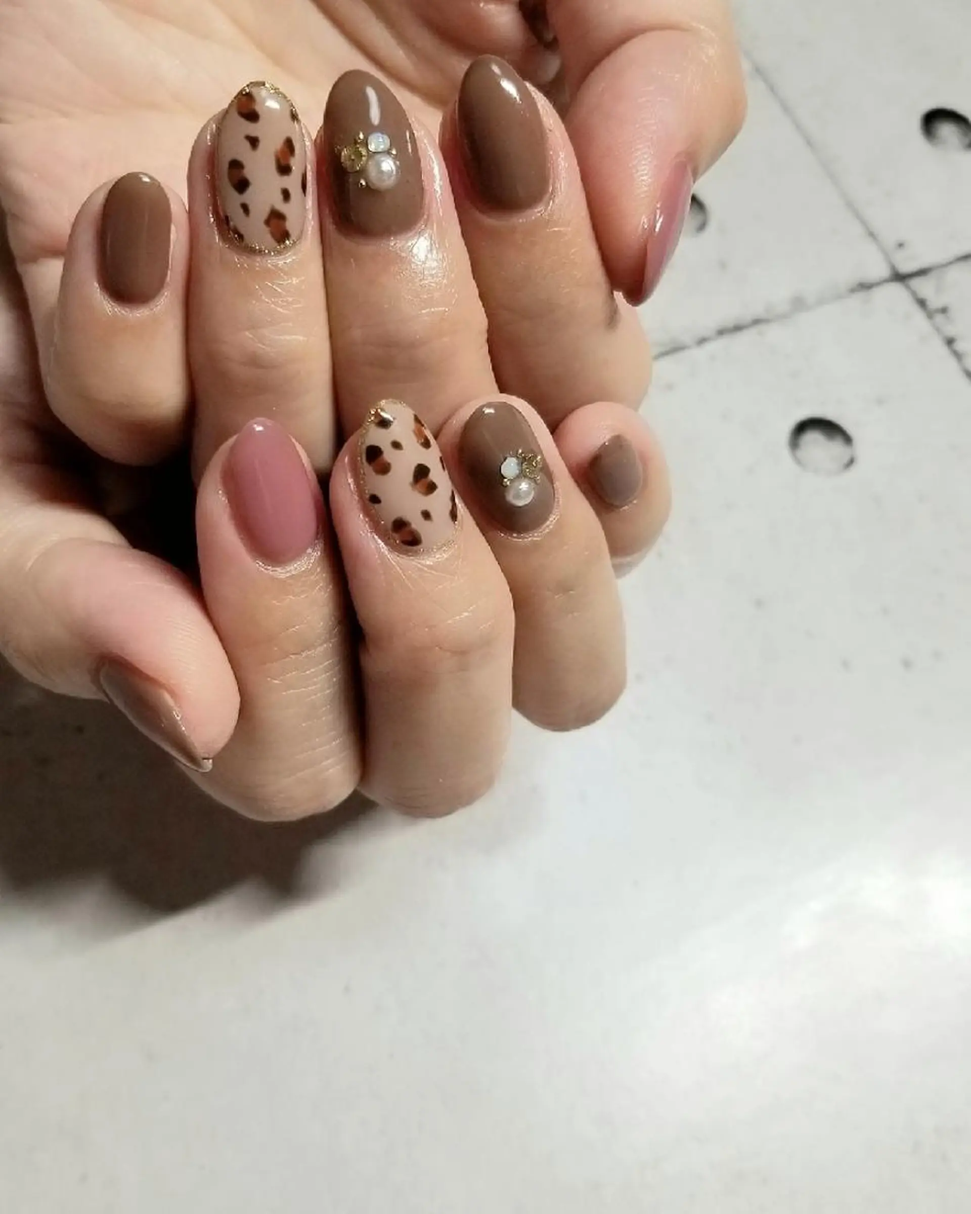 ネイル アニマル柄 Lien nail リアン　ネイルのネイルデザイン
