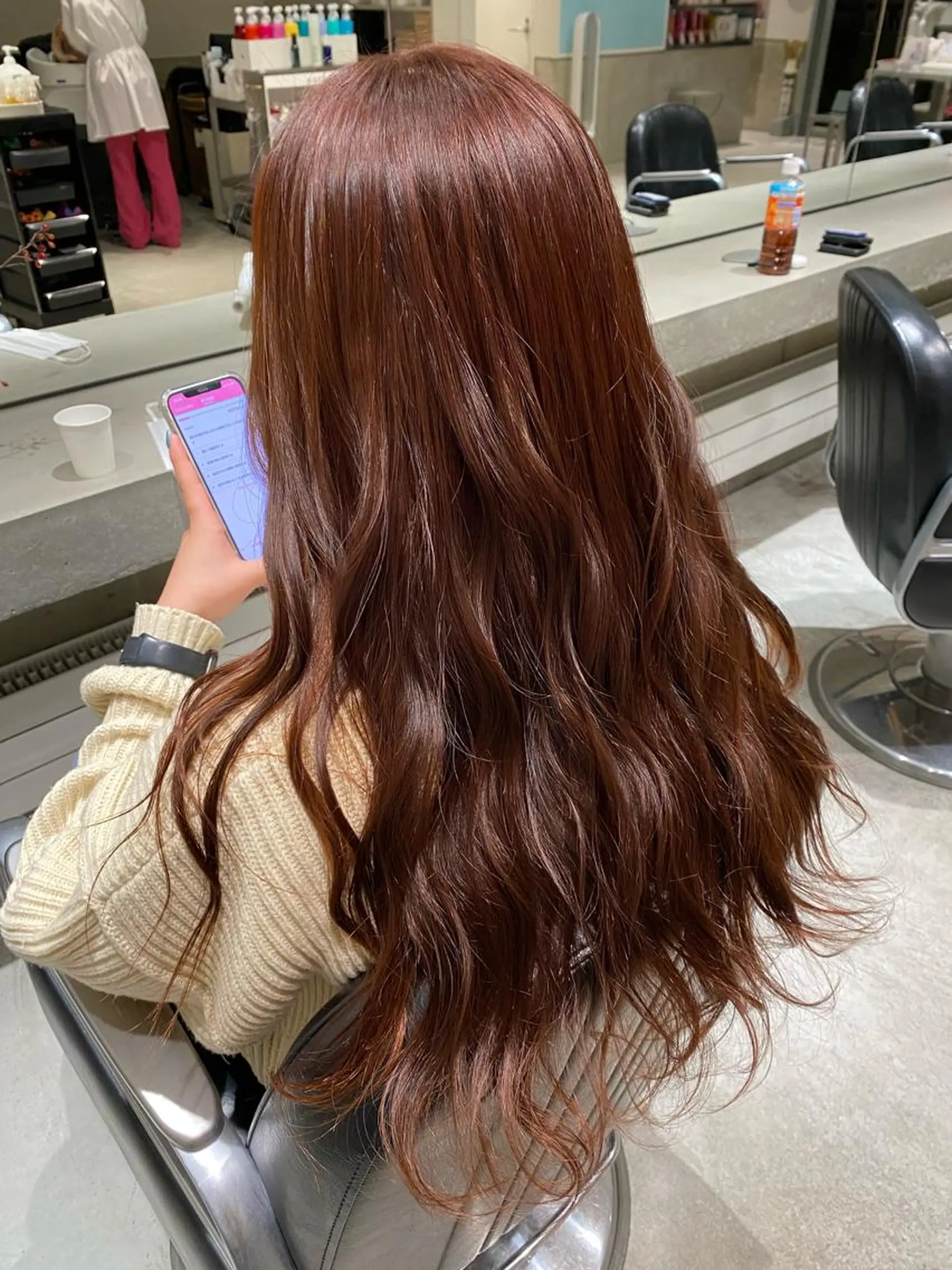 ロング カラー ヘアカラー トリートメント カット🩵 りこのヘアスタイル