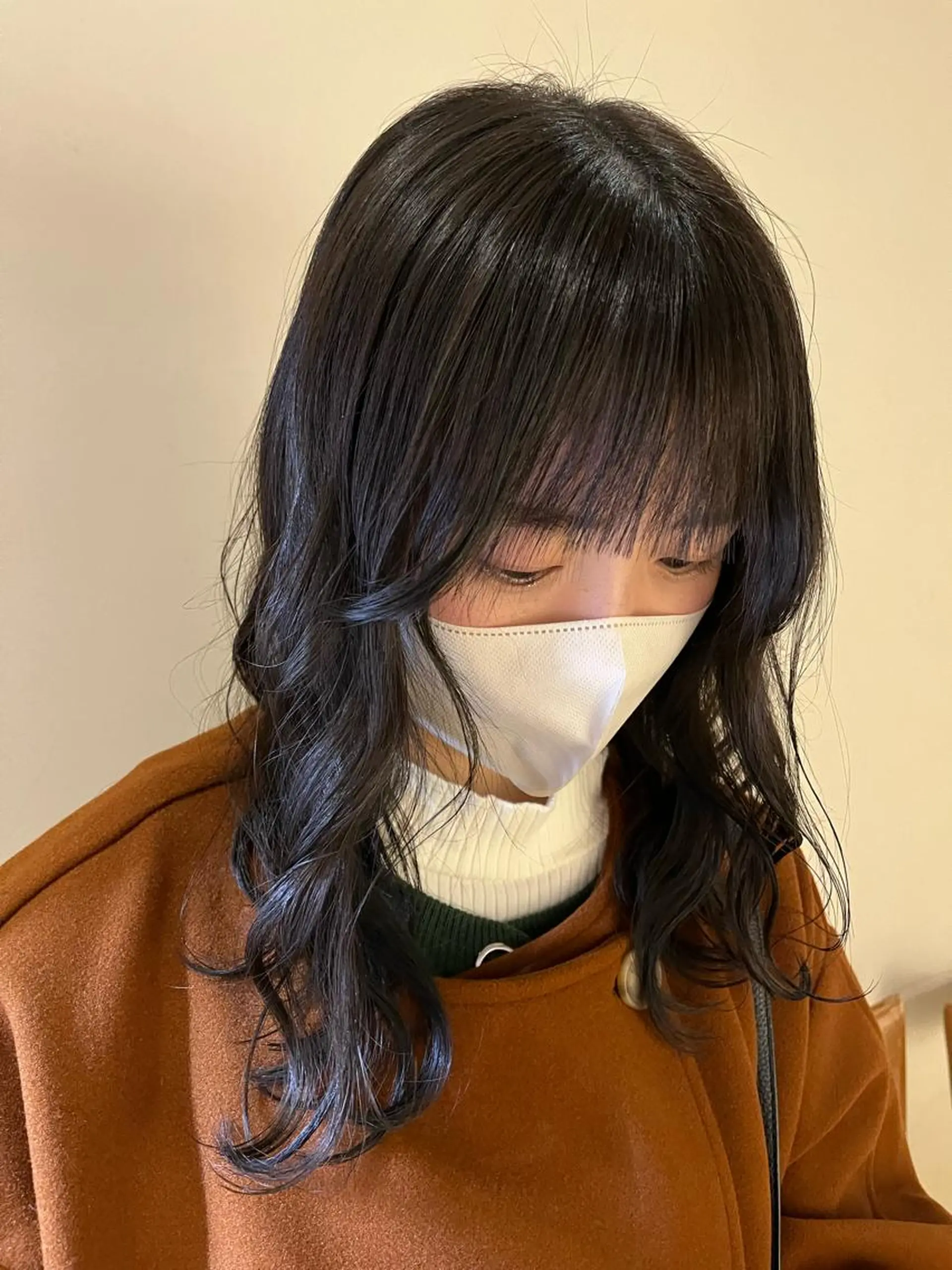 カラー えんぐちとも／透明感 カラー／博多ボブのヘアスタイル