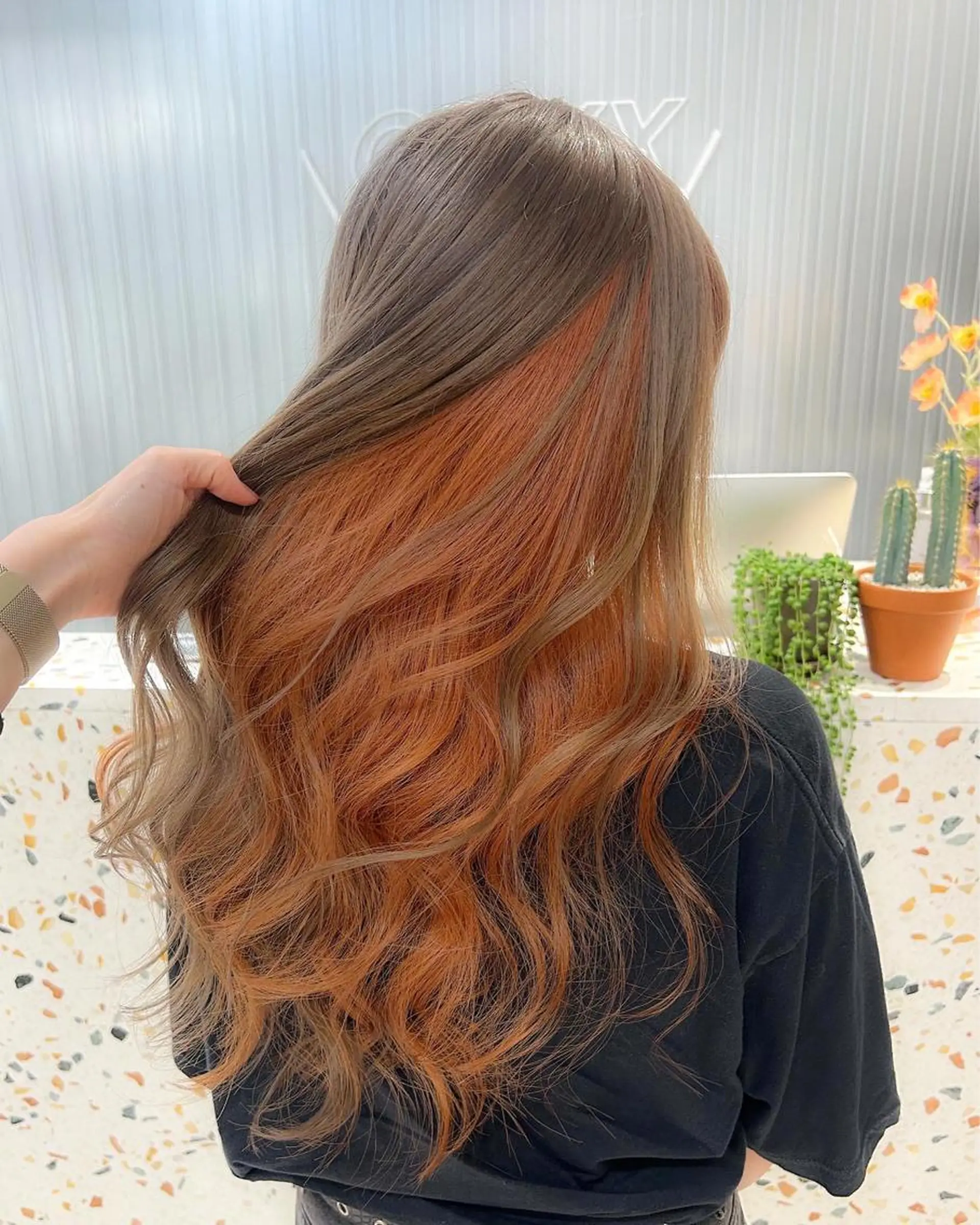 ロング カラー ヘアアレンジ 卒業式ヘアセット🎀 ヘアアレンジのヘアスタイル