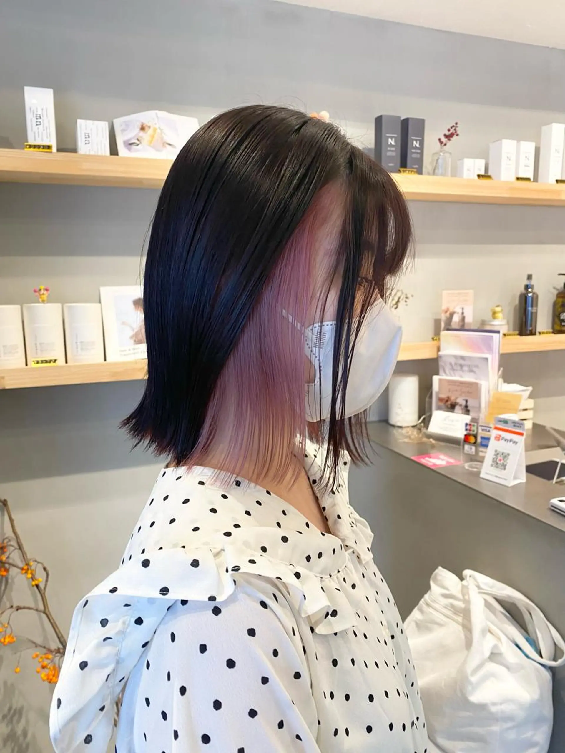 ミディアム ヘアカラー トリートメント 🌙透明感カラー✖︎ カンナ🌙のヘアスタイル