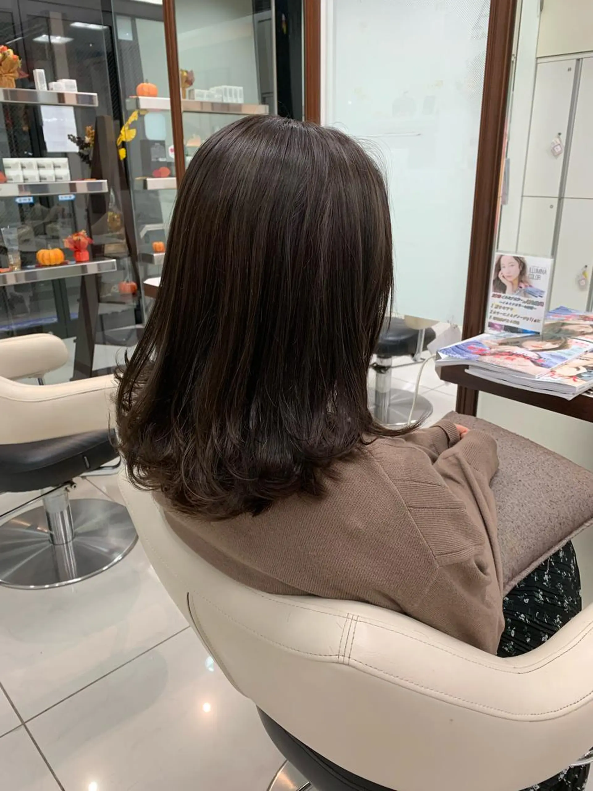 セミロング ally新百合ヶ丘 フジムラユウスケのヘアスタイル