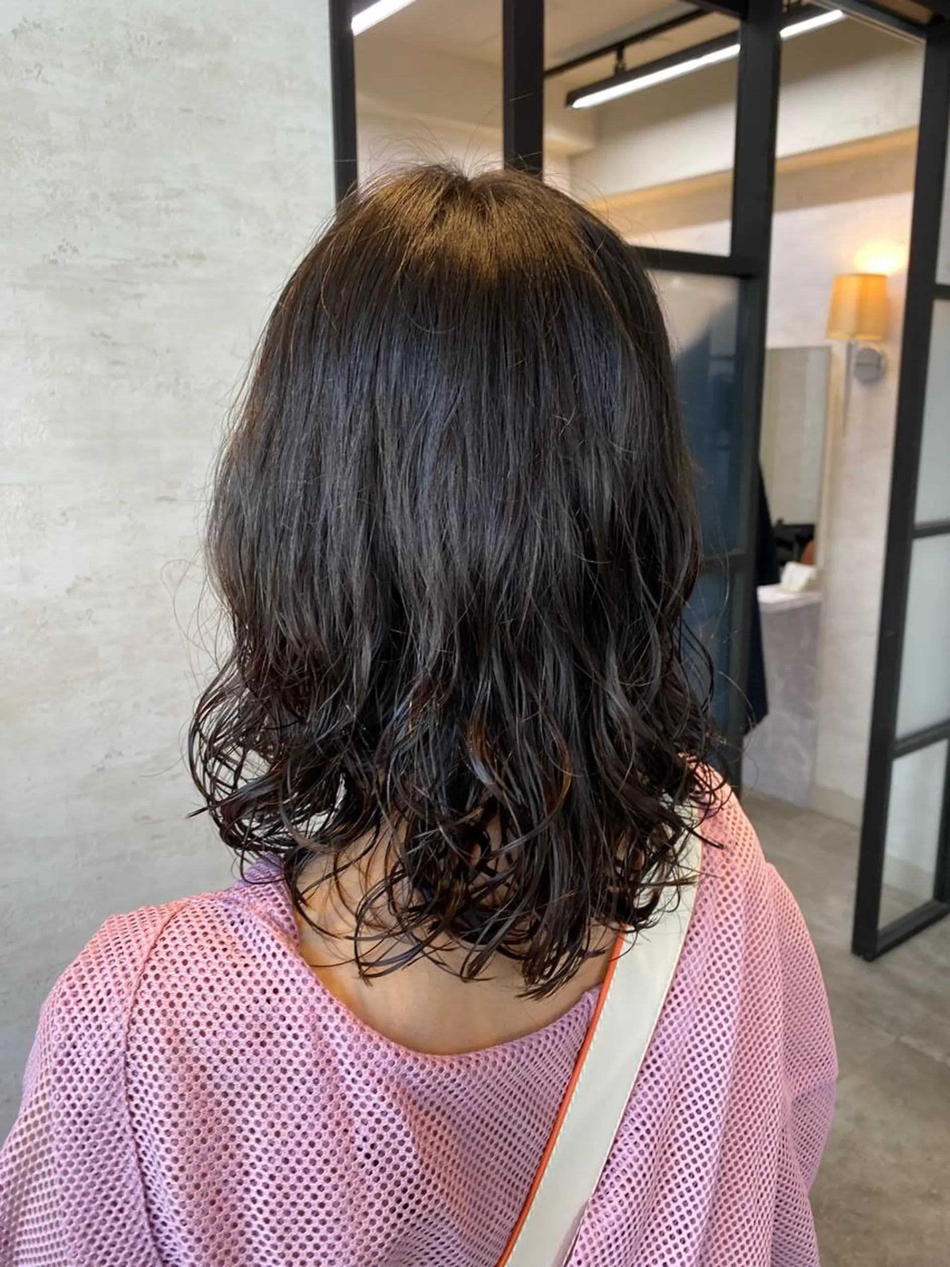 ミディアム パーマ カット パーマ トリートメント 🍓小野 紗由美🍓のヘアスタイル