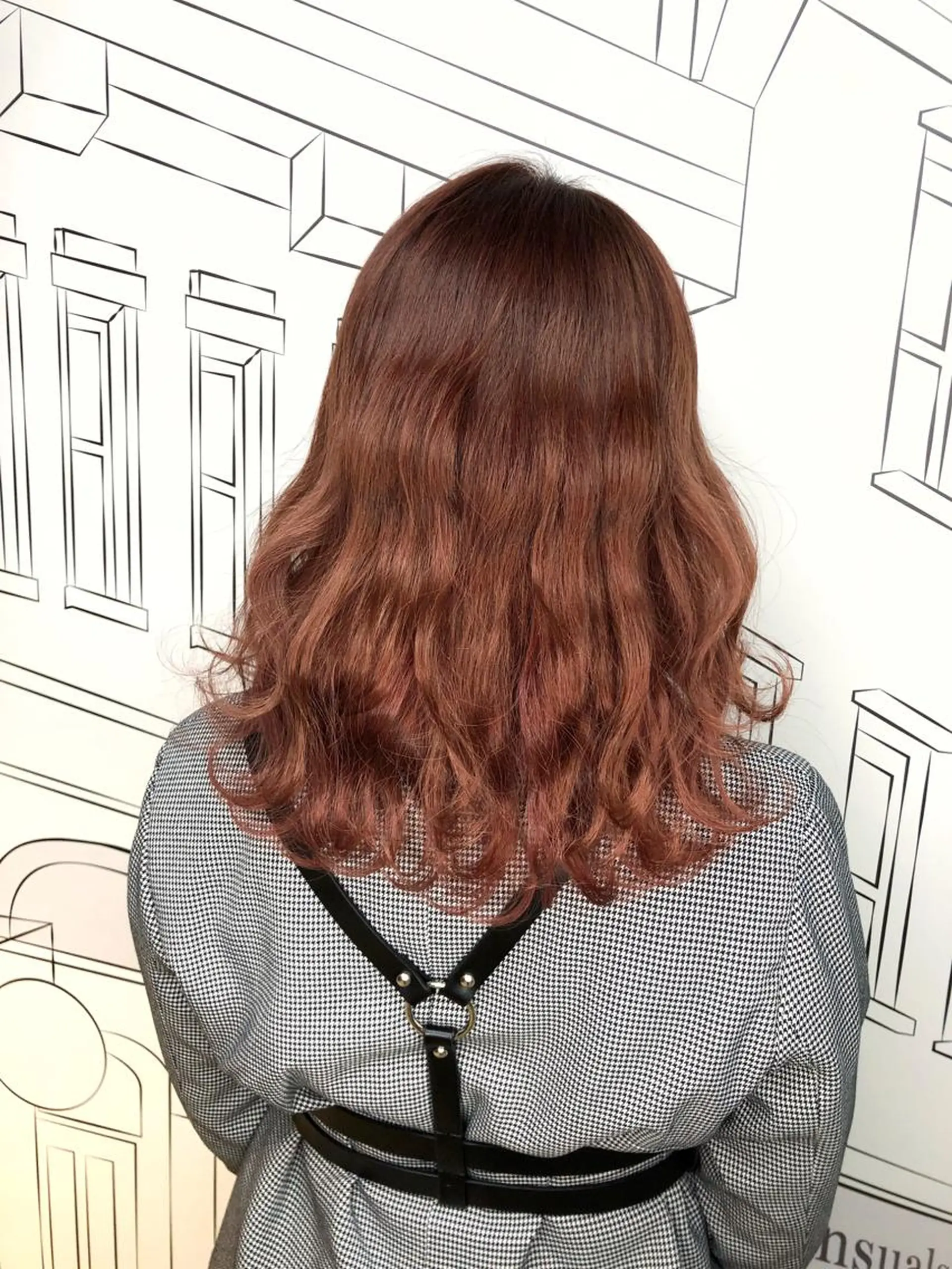 ミディアム カラー ピンクカラー レイヤー⭐️カラー ⭐️平川雅史のヘアスタイル