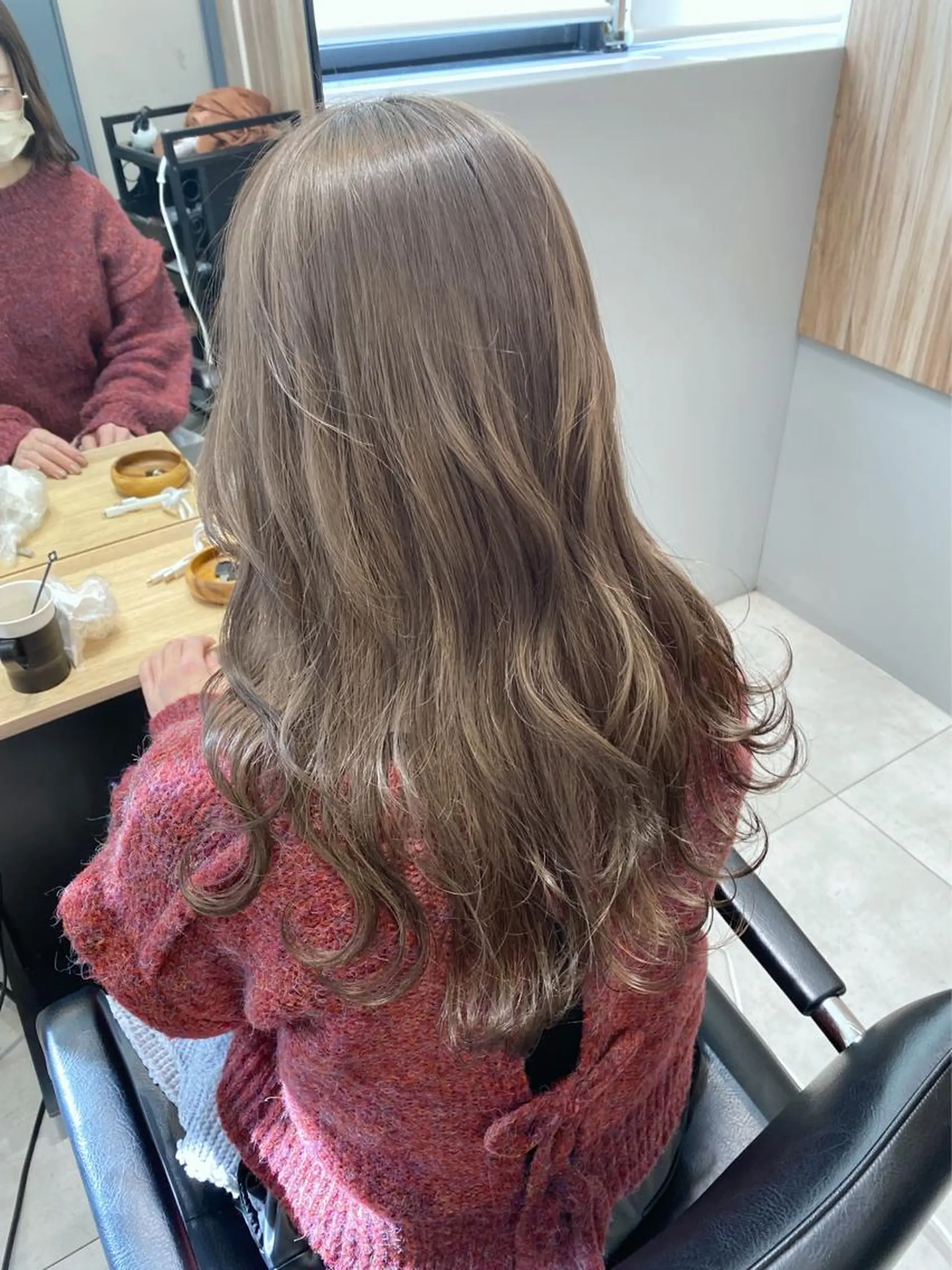 ロング カラー ヘアアレンジ ヘアカラー 畑中 愛梨のヘアスタイル