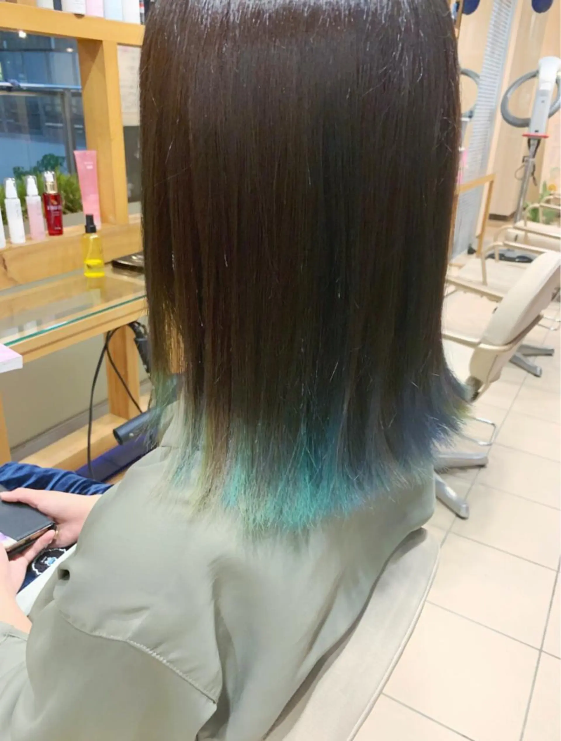 ロング カラー ヘアアレンジ 美容室sand 横浜のヘアスタイル