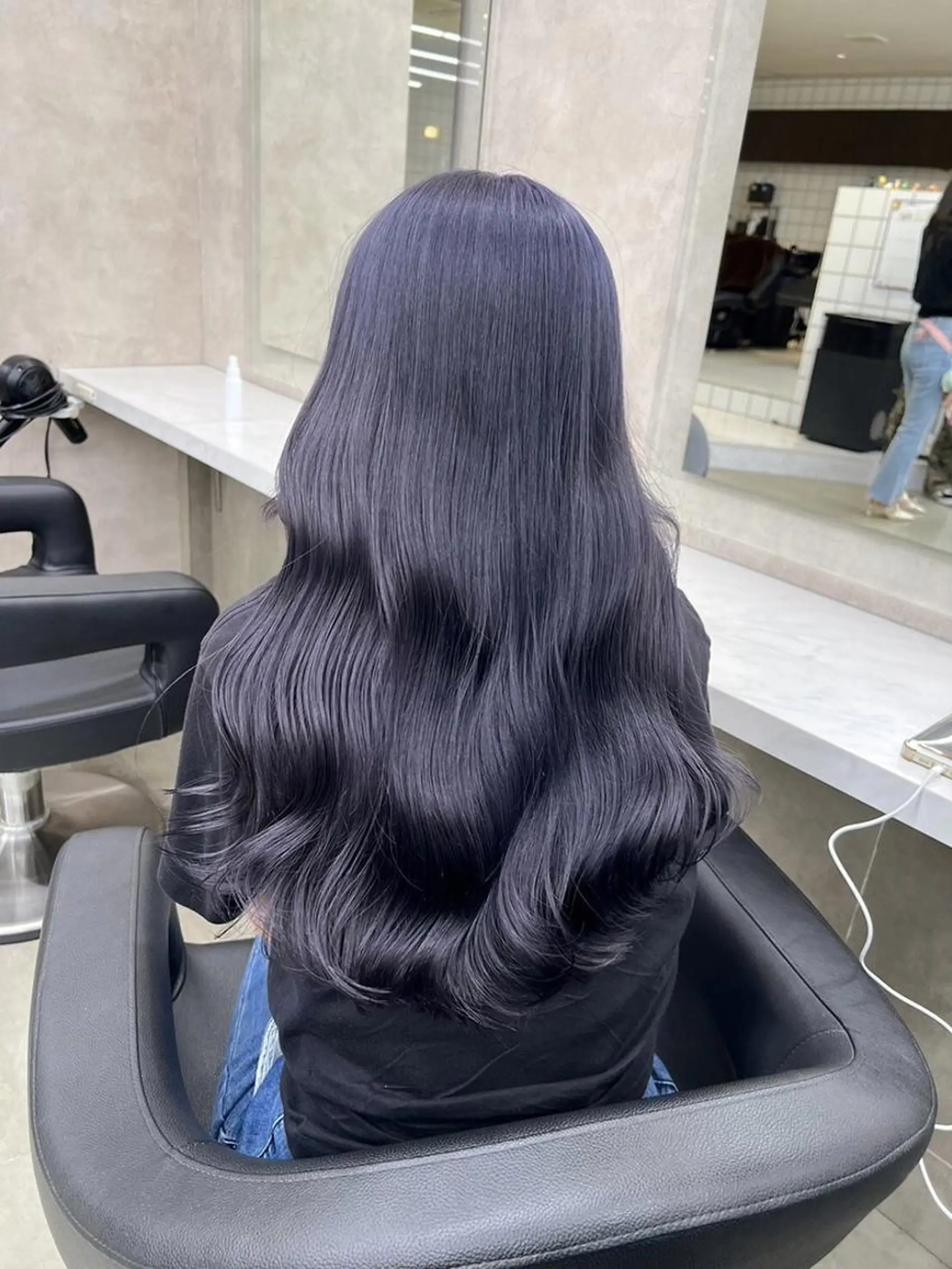 カラー ヘアアレンジ ロング 🫧柔らか透明感🫧 大人っぽヘア🫧のヘアスタイル