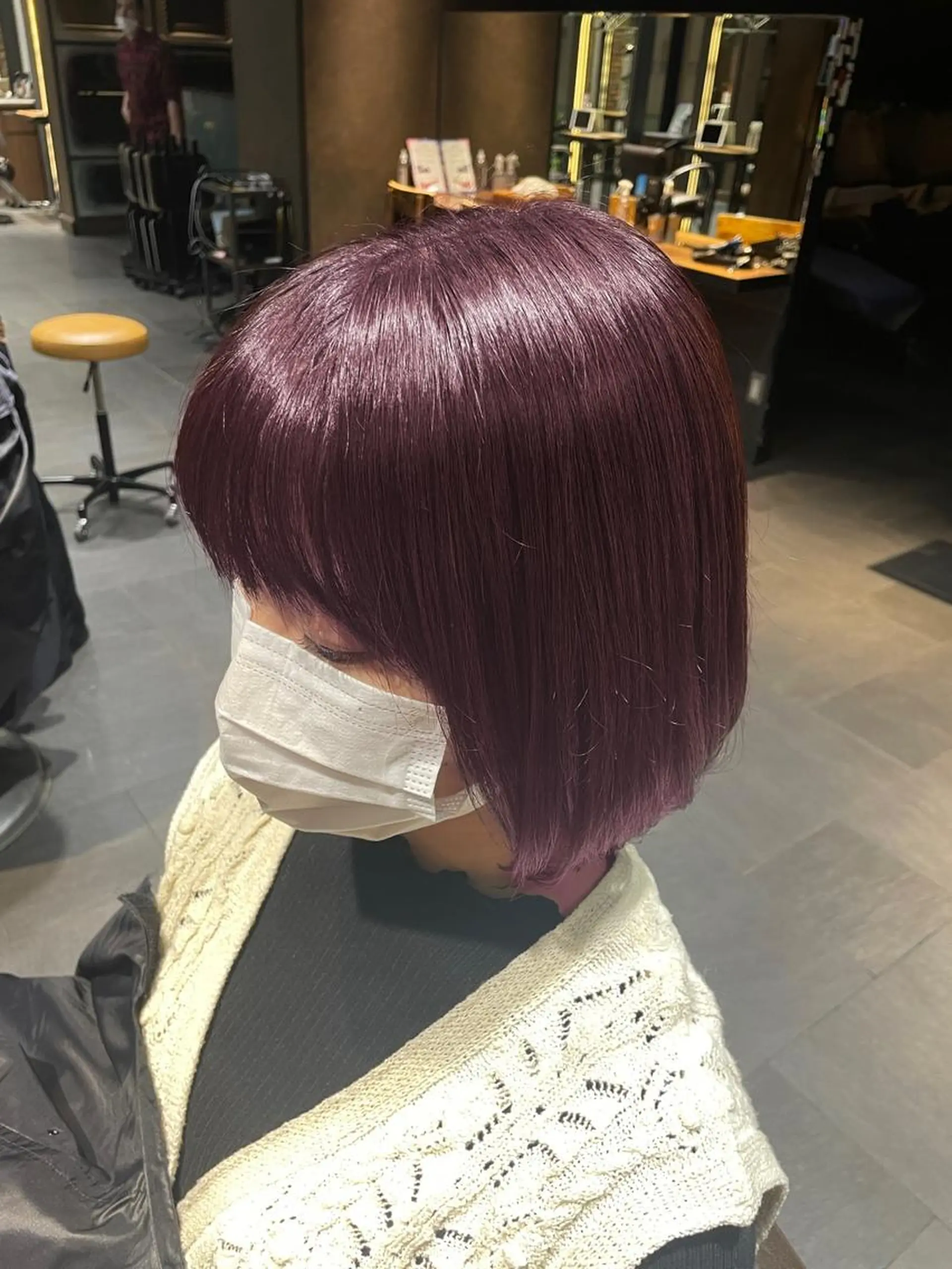 ショート カラー ヘアカラー ブリーチ＆縮毛矯正 🧸tomoki🧸のヘアスタイル