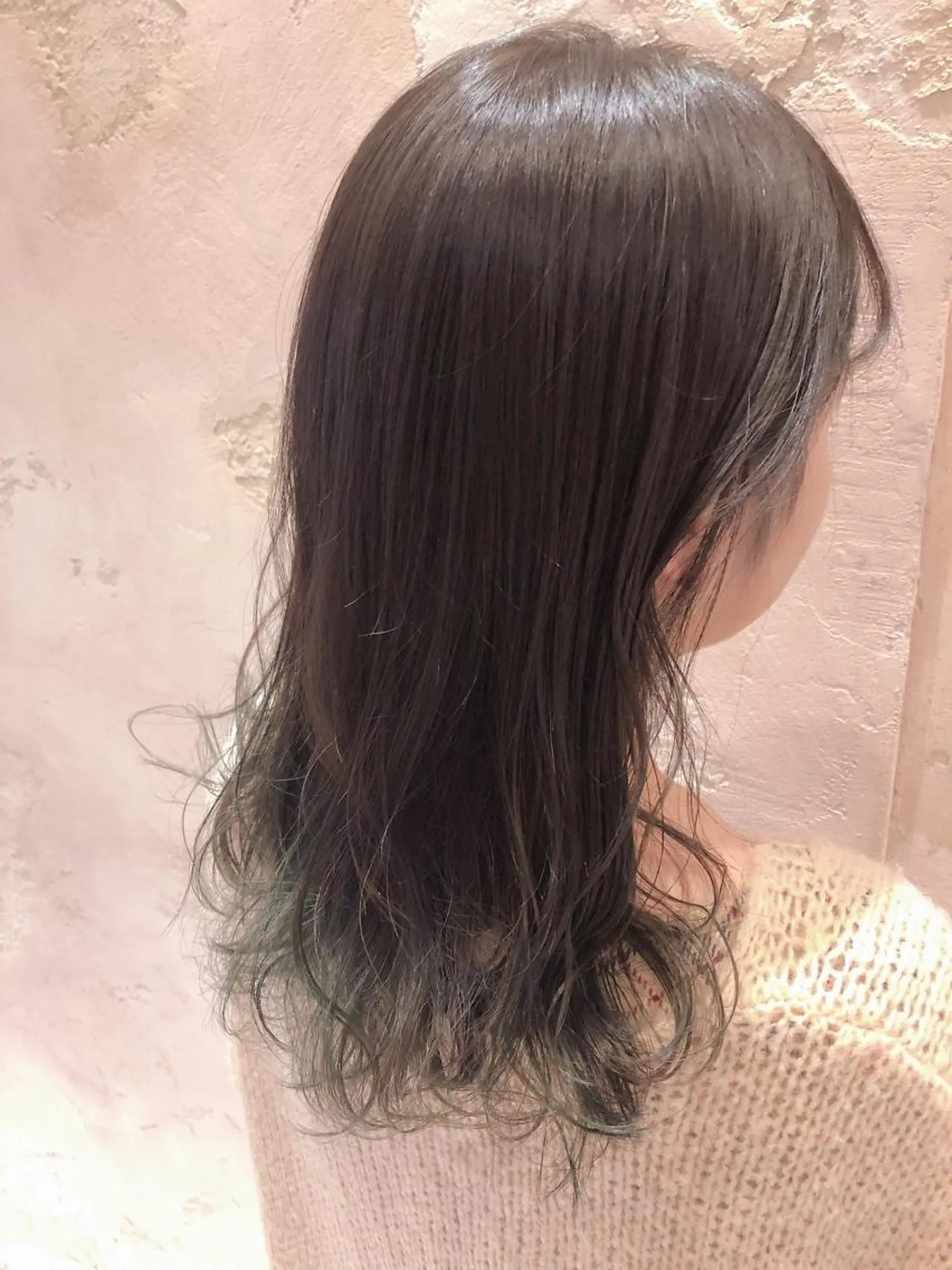 ミディアム カット ヘアカラー トリートメント 代表山口ひな 髪質改善のプロのヘアスタイル