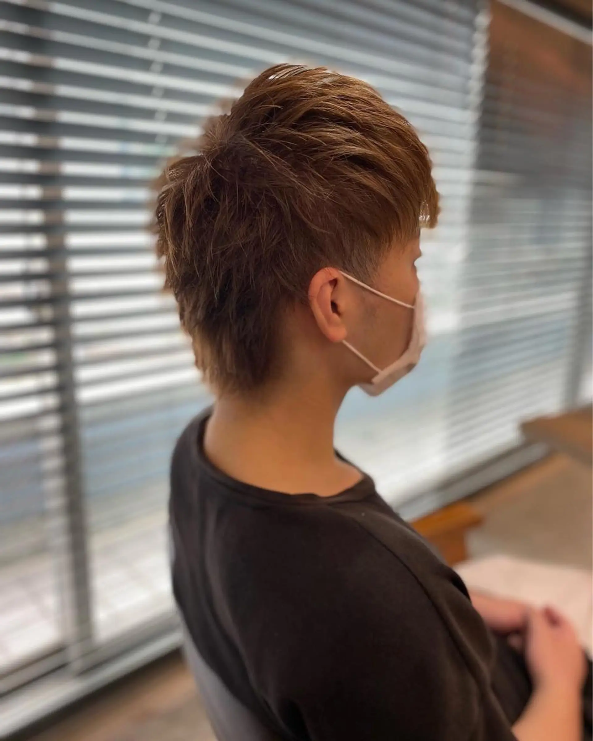 ショート カラー メンズ カット ヘアカラー ヨシダ フミノリのヘアスタイル