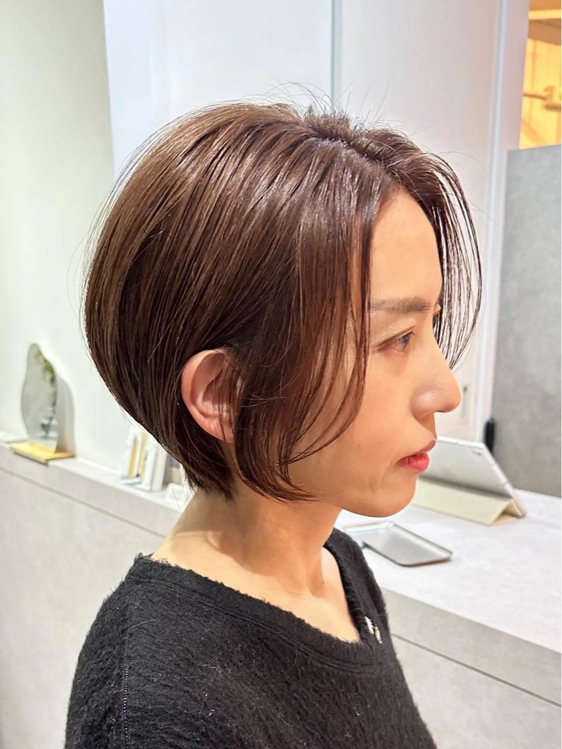ショート カラー ショートボブ ベージュカラー ブリーチ ケアブリーチ ダブルカラー カット ヘアカラー hair salon suiw所属・ショート✂︎メンズ 特化‬吉田義隆のヘアスタイル