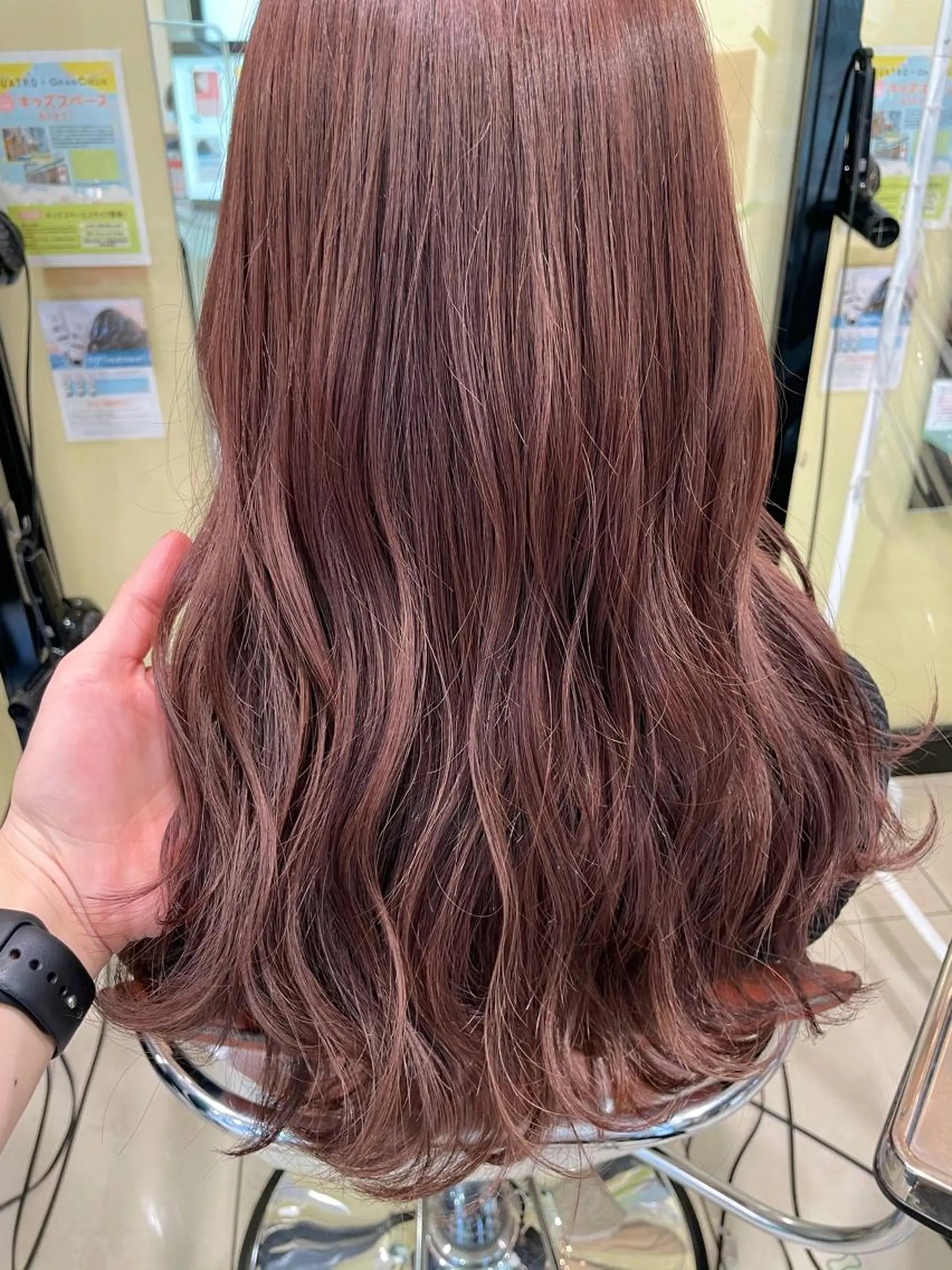 セミロング カラー 井上 武輝のヘアスタイル