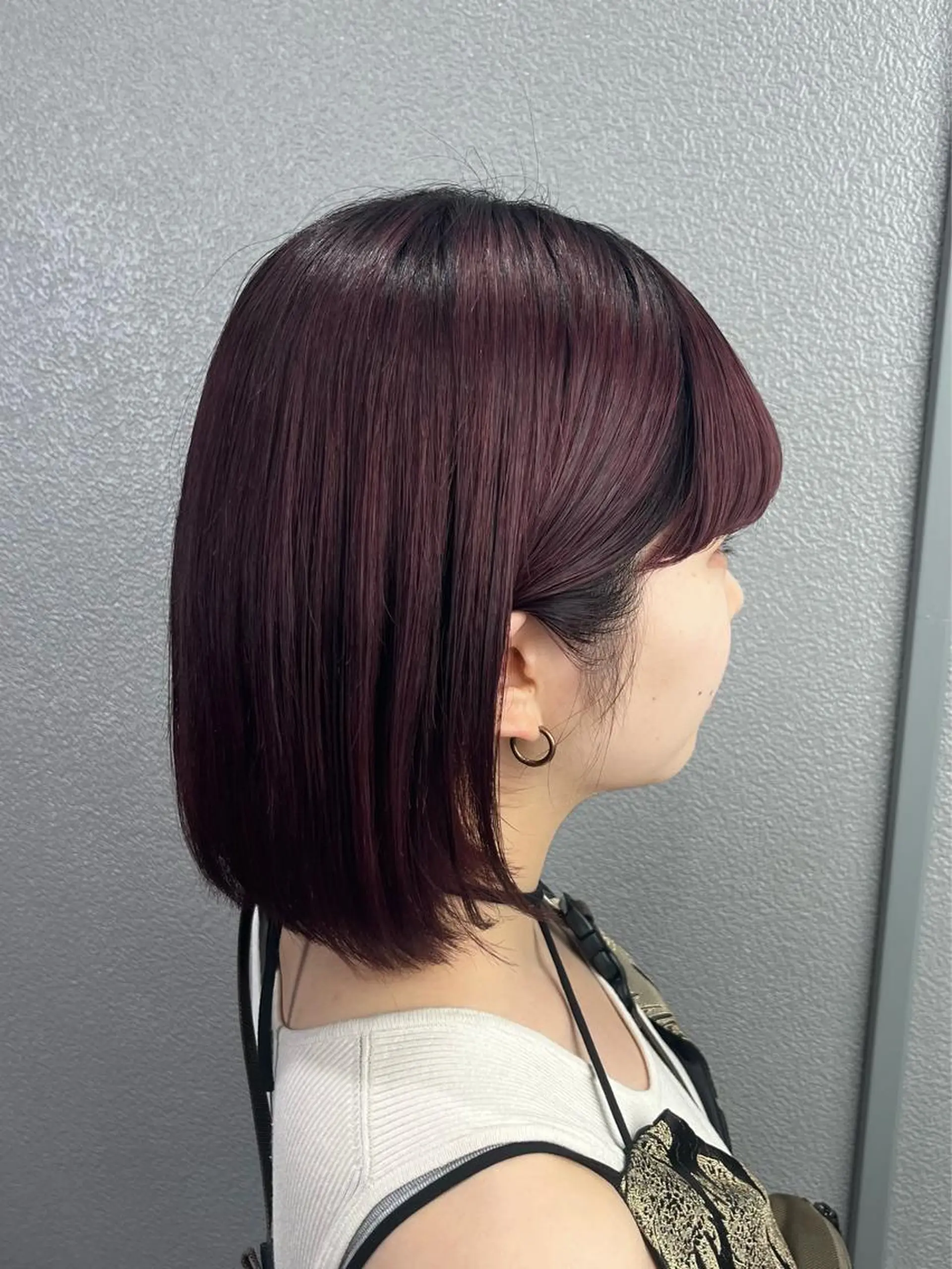 カラー レッドカラー ヘアカラー 透明感カラー/パーマ 🌀アオノアユミのヘアスタイル