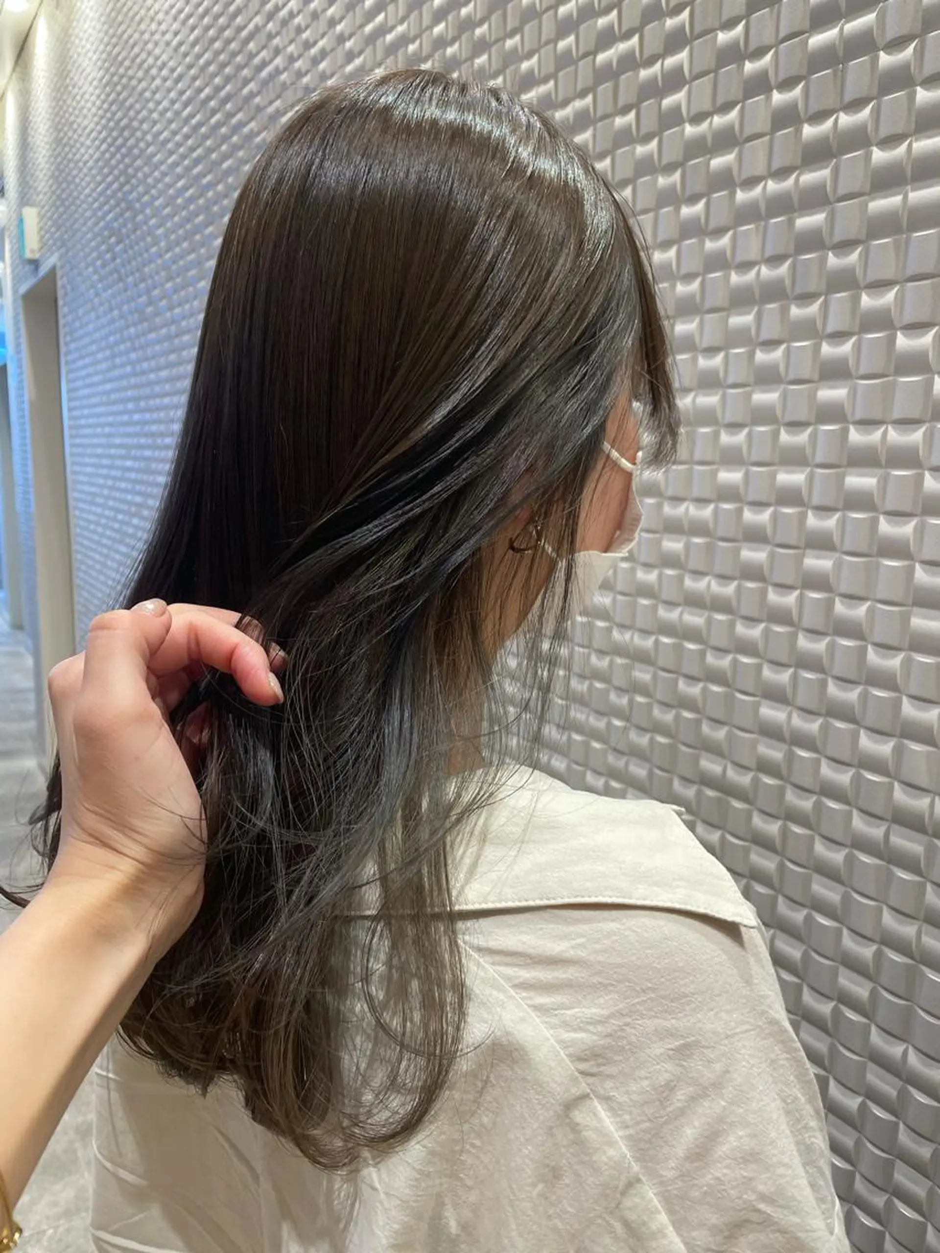 セミロング カラー シャドールーツ美容師 篠原康太のヘアスタイル