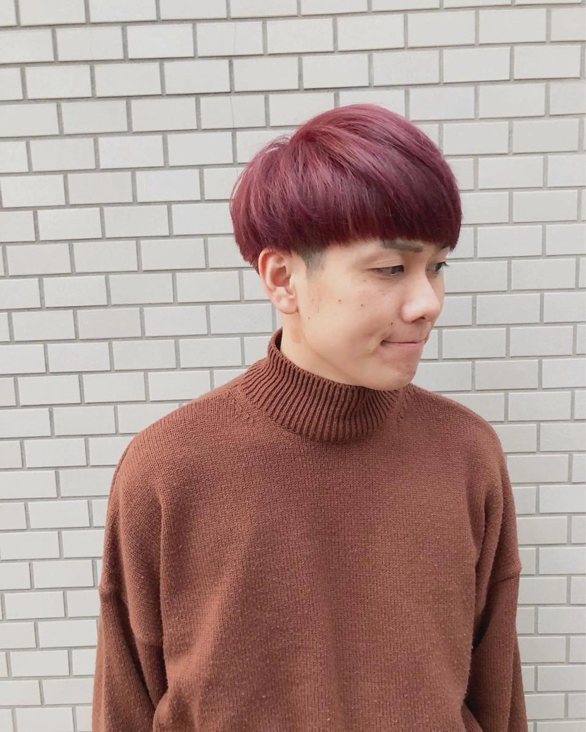 メンズ メンズブリーチ マッシュ ヘアカラー ショートが得意✂️ 藤城建太のヘアスタイル