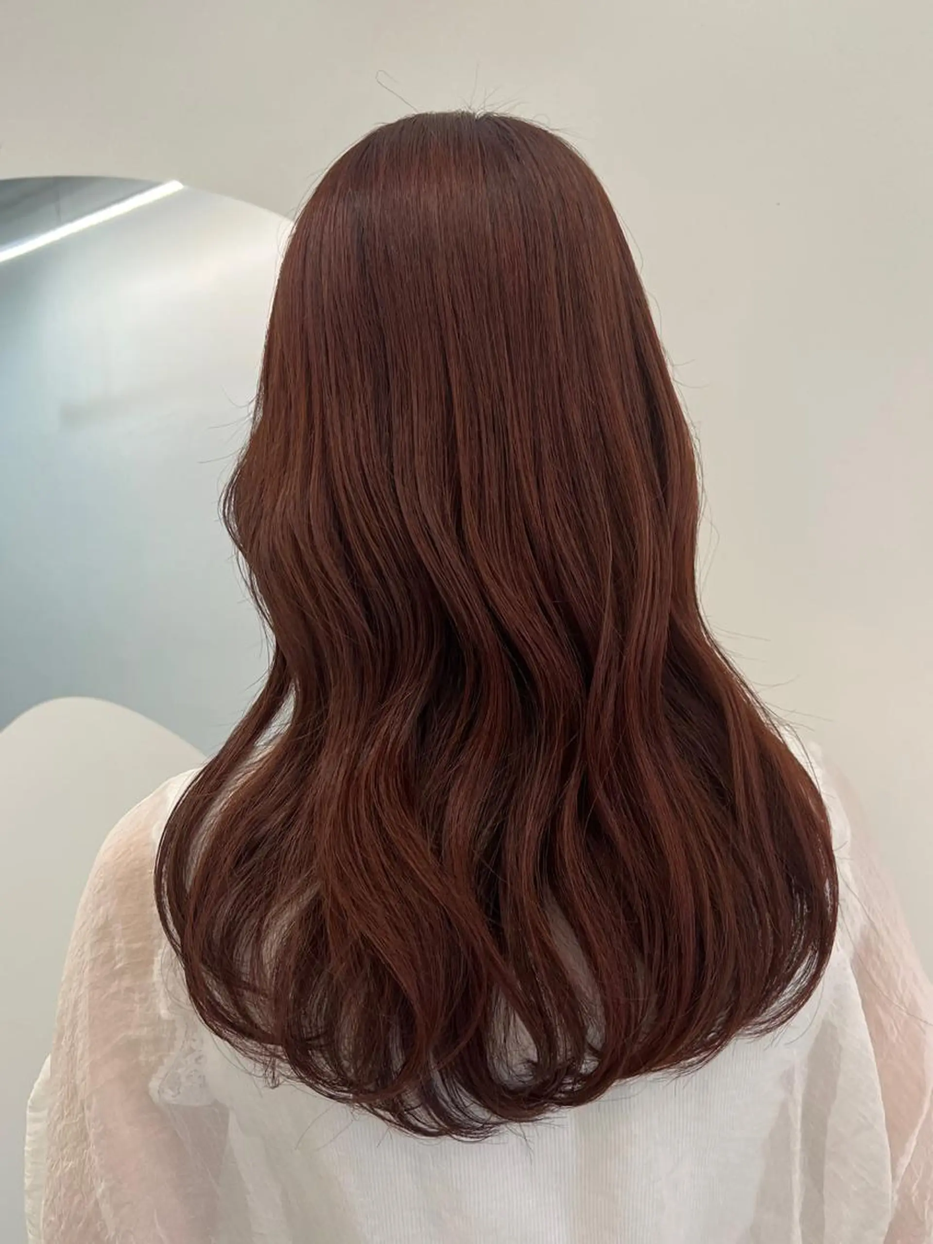 ロング カラー ブリーチ ブラウンカラー 透明感カラー ブリーチなしカラー ピンクカラー ヘアカラー トリートメント 韓国ヘア☁️ mitsukiのヘアスタイル