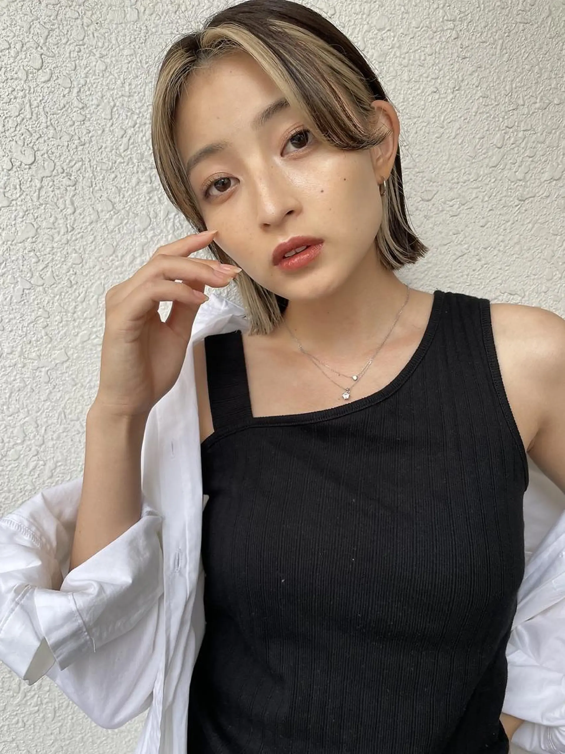 ミディアム カラー ヘアカラー トリートメント ✨髪質改善/レイヤー ✨川合佑哉のヘアスタイル