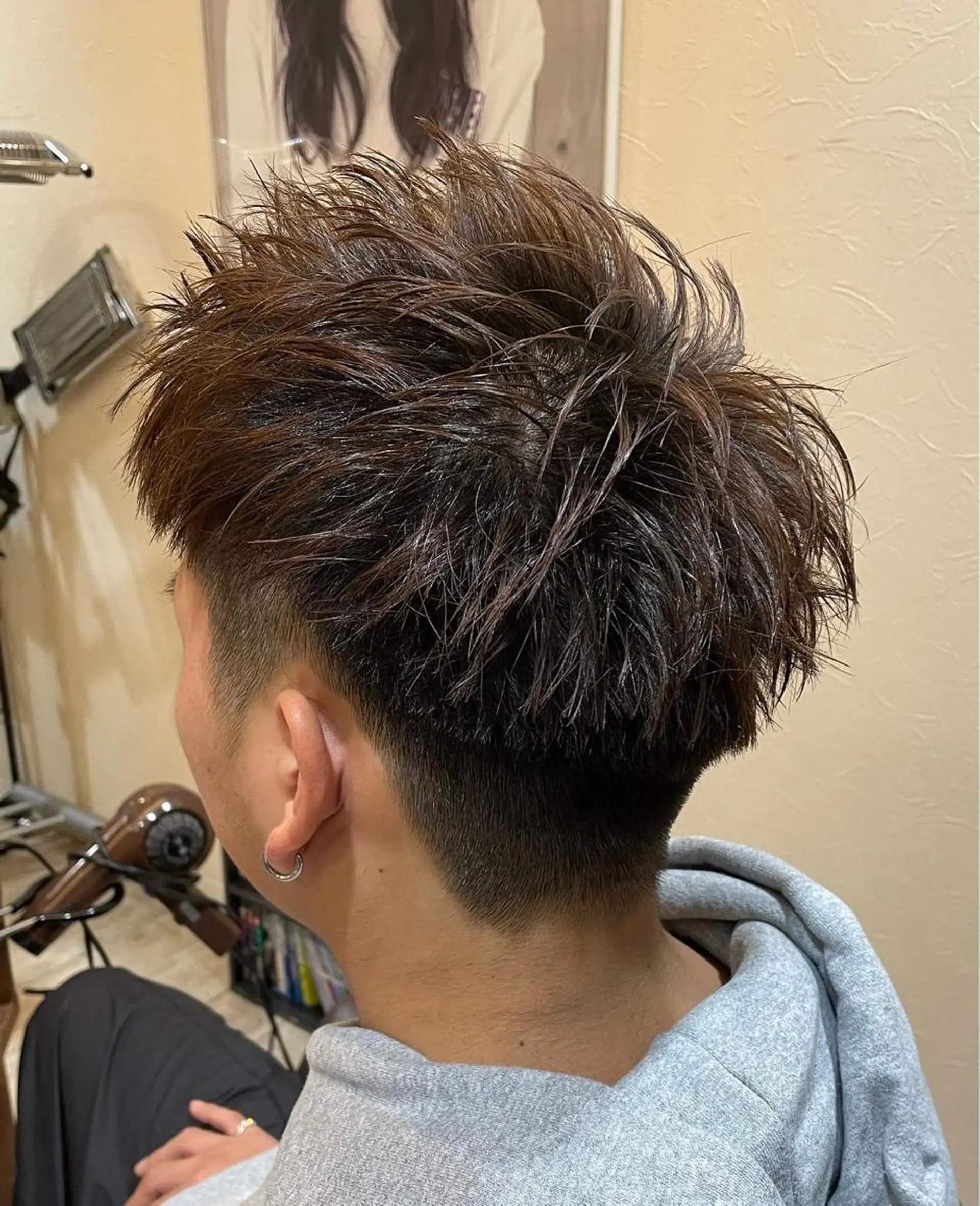 ショート メンズ 仙台/メンズ/ フェザー/リョウのヘアスタイル