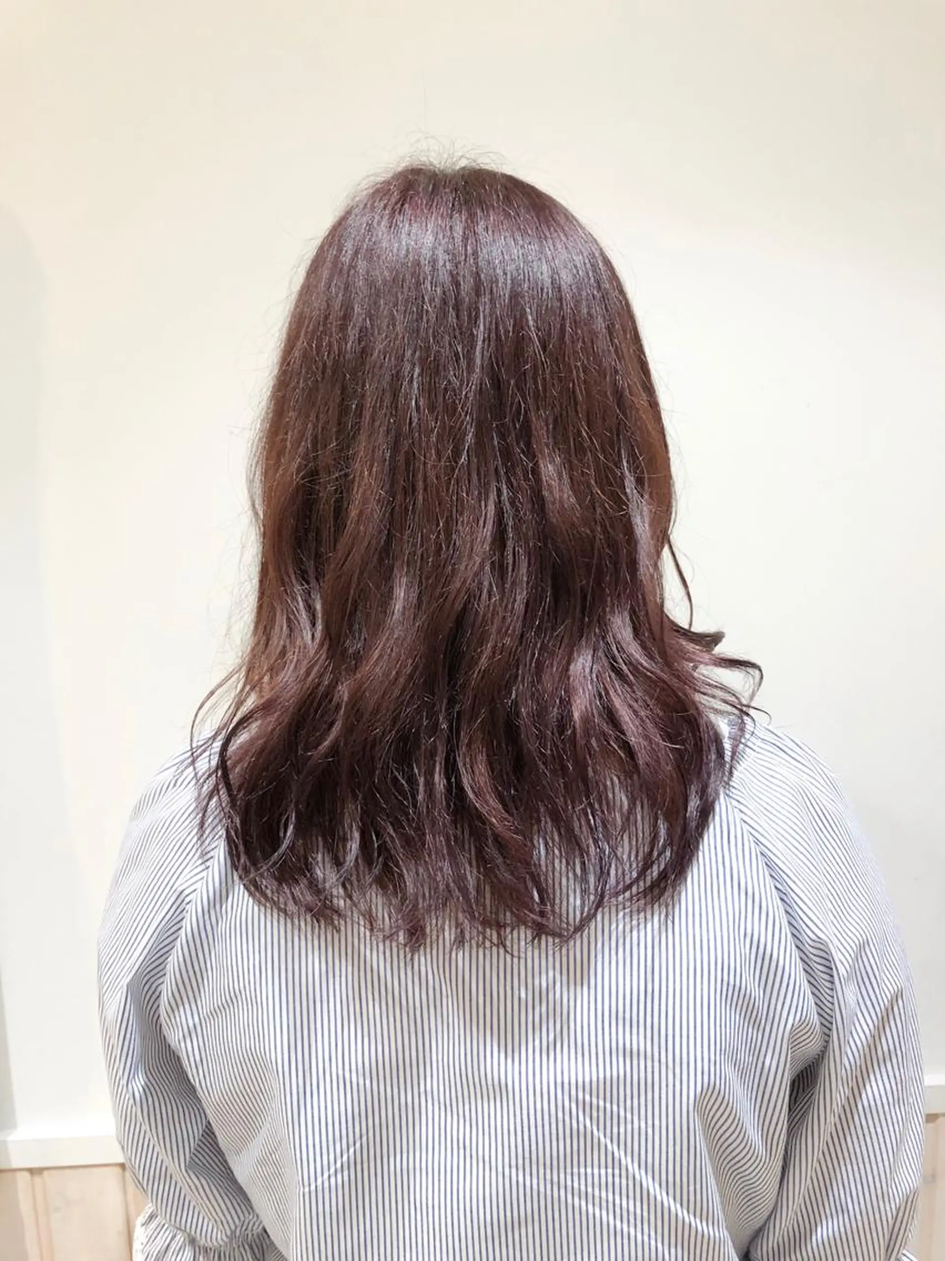 セミロング カラー ベージュカラー ピンクカラー ピンクベージュ un所属・un 溝の口 伊豆本のマツエク・マツパデザイン