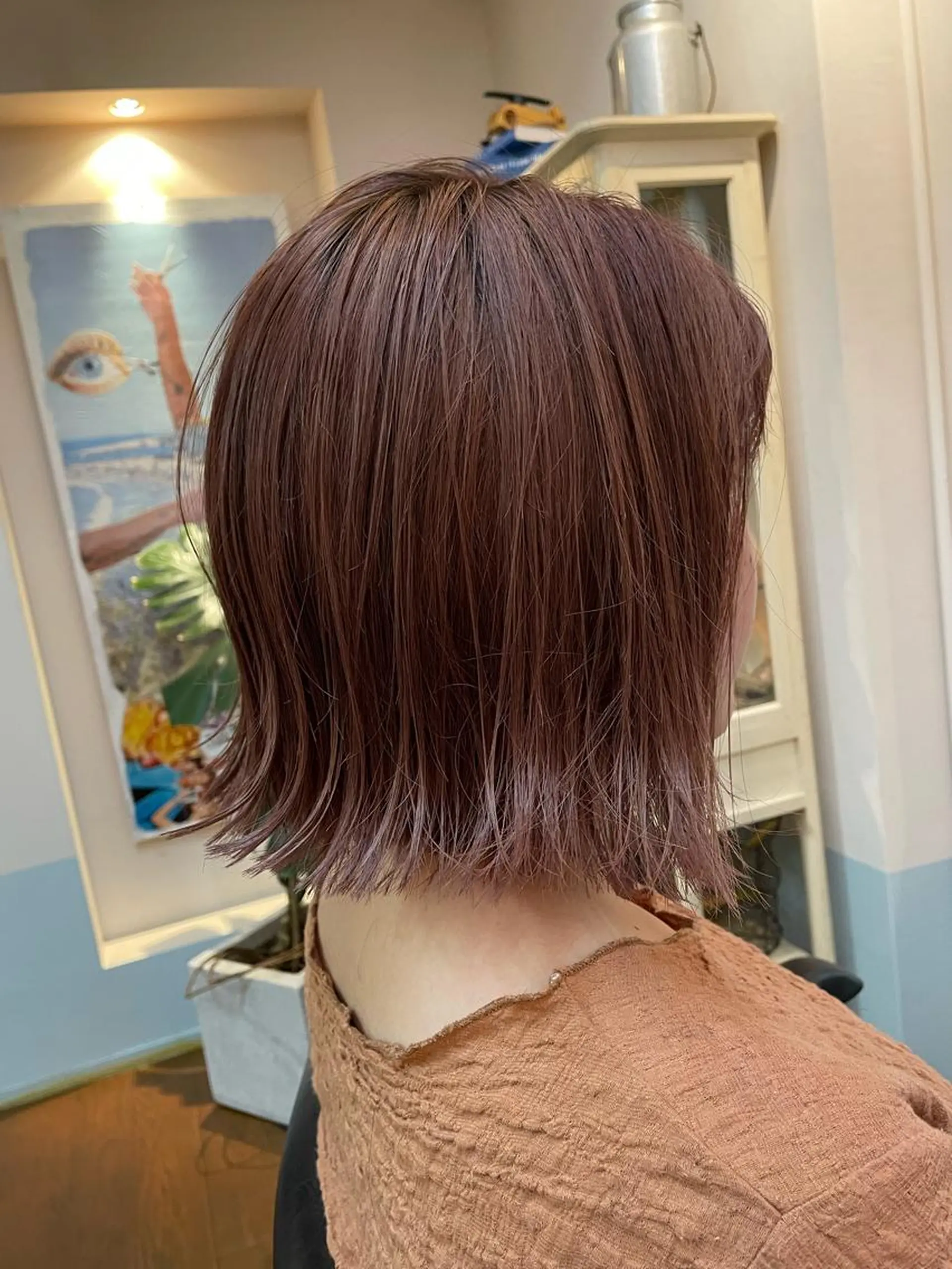 ショート 外ハネヘア カット Land.所属・【透明感ツヤカラー】 三浦寛之のヘアスタイル