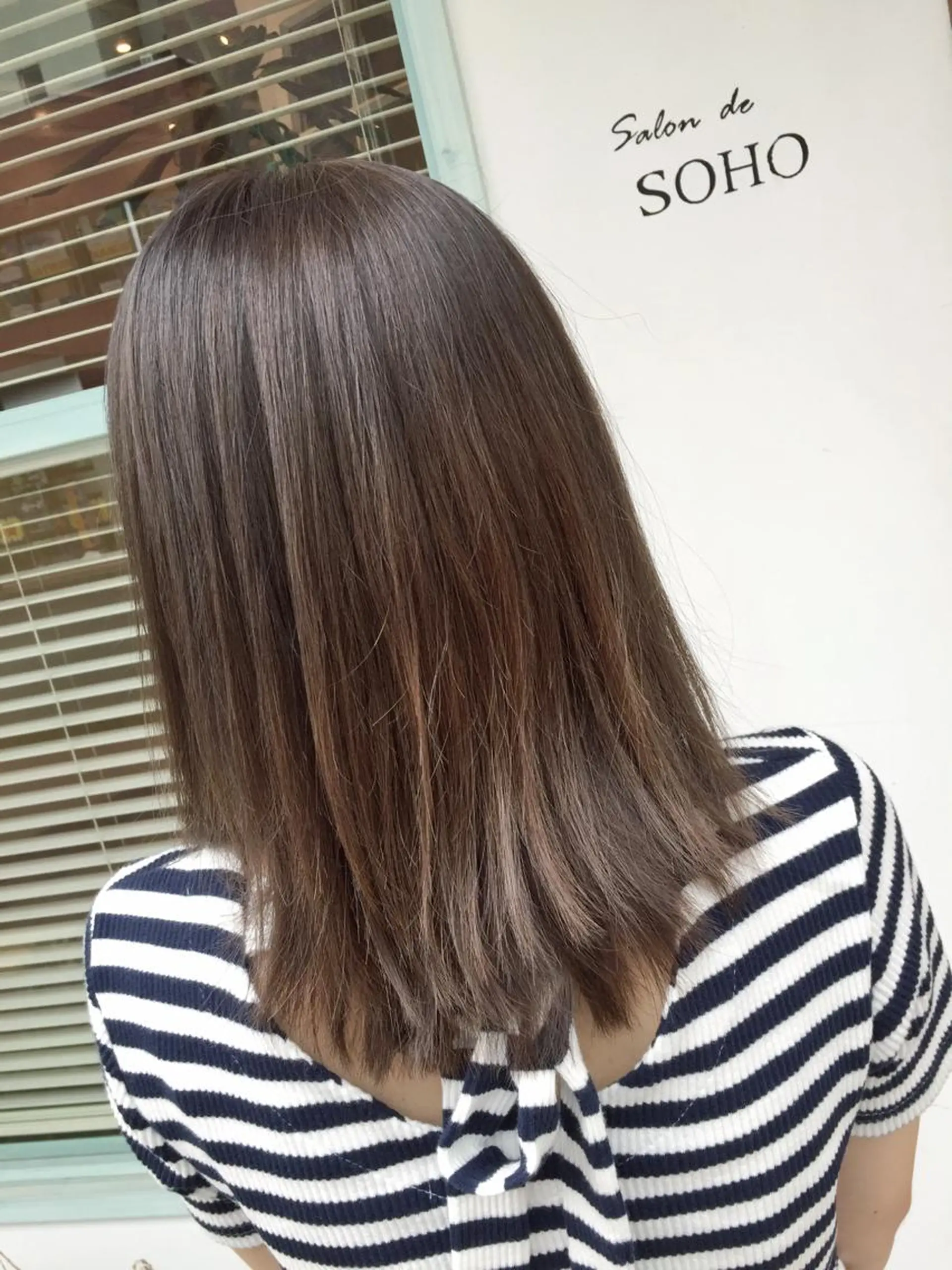 ミディアム カラー アッシュ ◇おの あすか◇のヘアスタイル