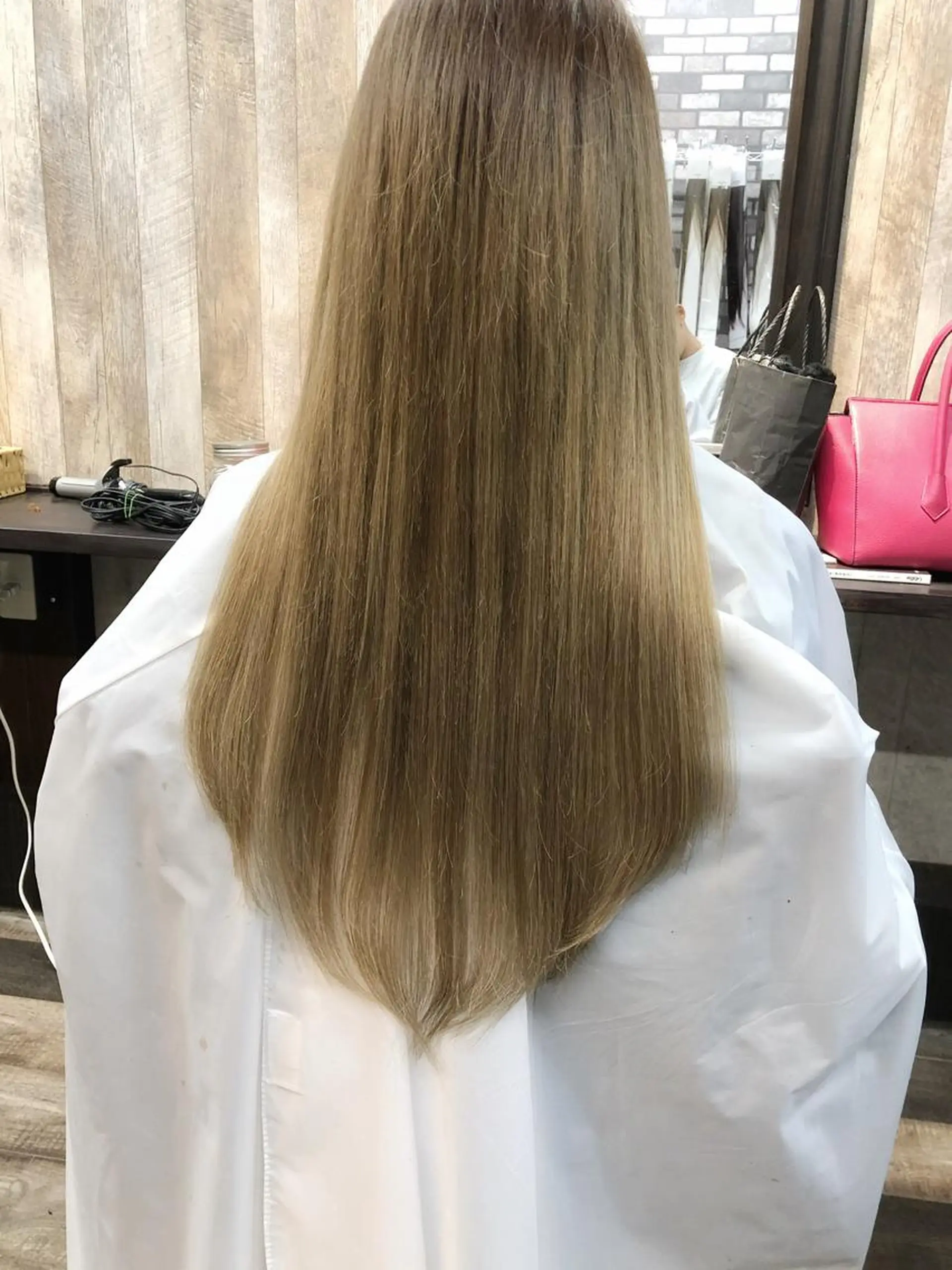 ロング カラー 縮毛矯正 トリートメント ツイスパ/Wカラー ✨RYUのヘアスタイル