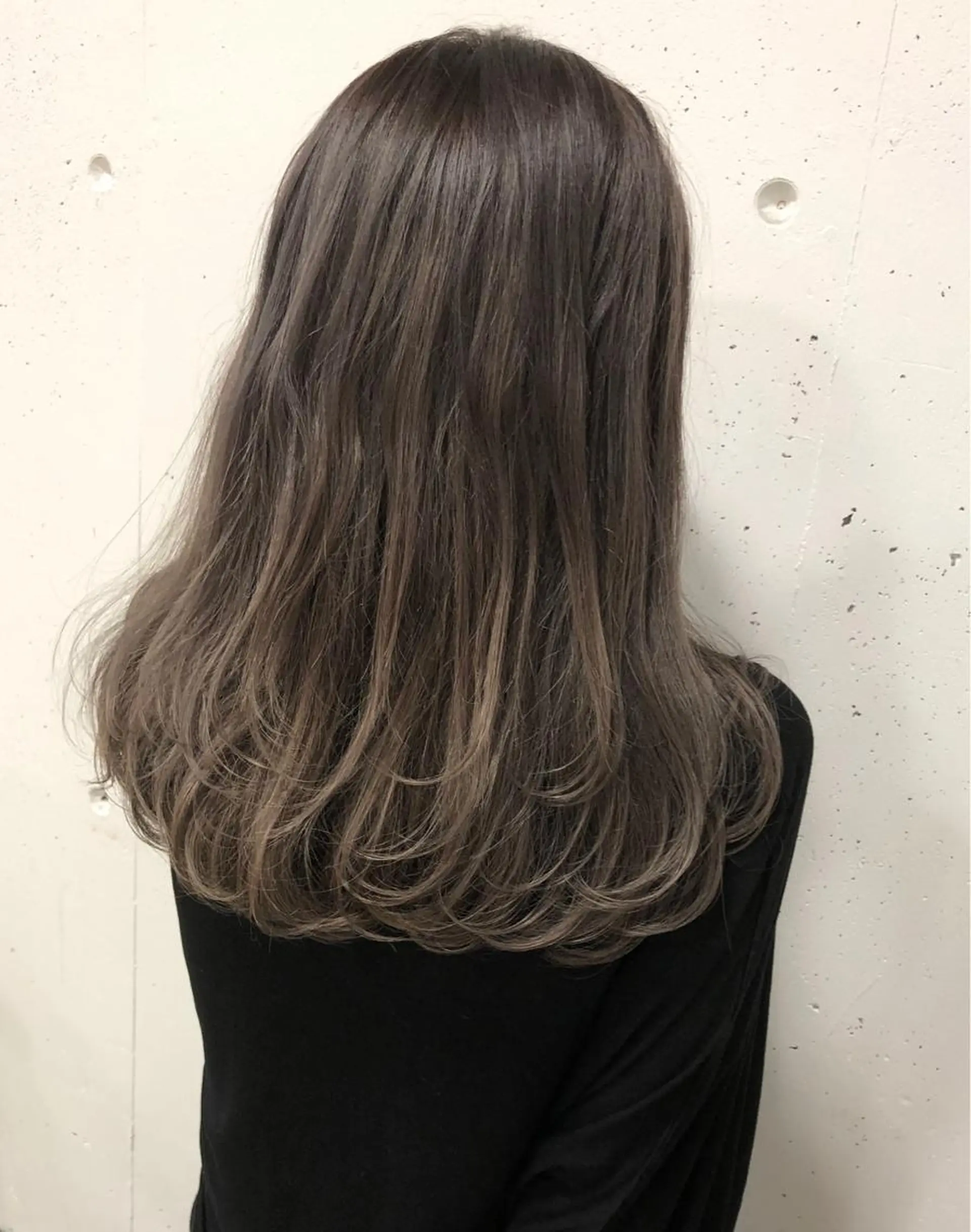 ミディアム カラー カット ヘアカラー トリートメント 永野 正芳のヘアスタイル