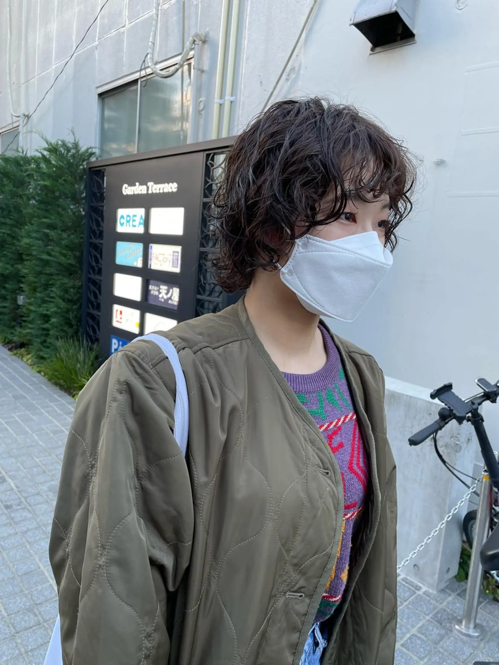 ショート パーマ ウルフカット カット パーマ トリートメント パーマ/透明感カラー /ボブ/吉田一生のヘアスタイル