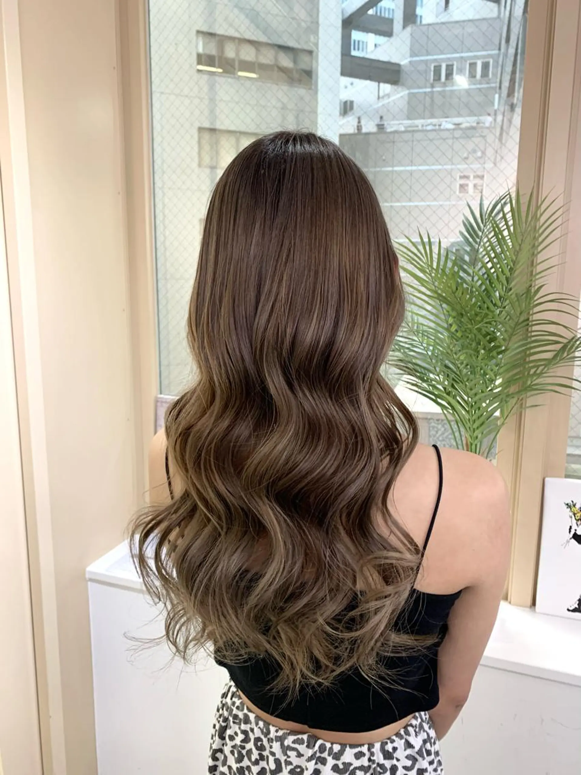 ロング カラー カット ヘアカラー トリートメント とも🏆プルエクステ /髪質改善🏆渋谷のヘアスタイル