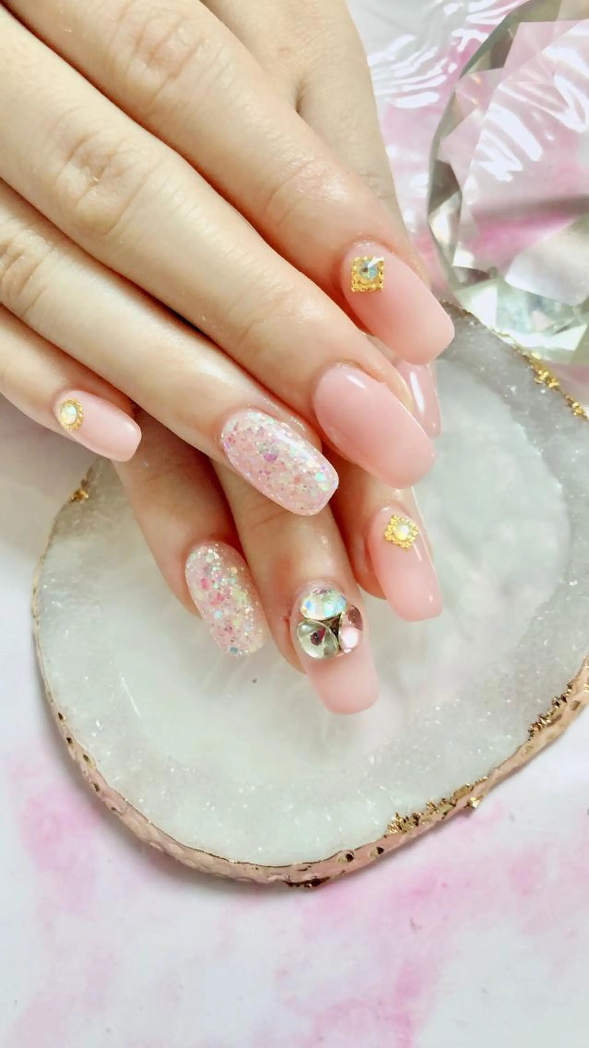 ロング カラー キッズ ネイル マツエク・マツパ ハンドネイル ハンドケア 💎ビューティサロン 湘南 RIRAN💎のネイルデザイン