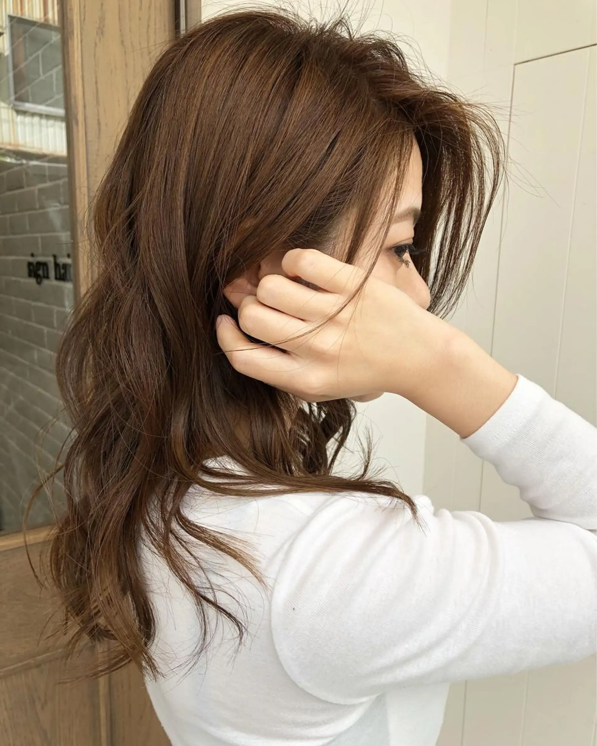 ロング カラー アッシュ 透明感カラー ...ful  MAOのヘアスタイル