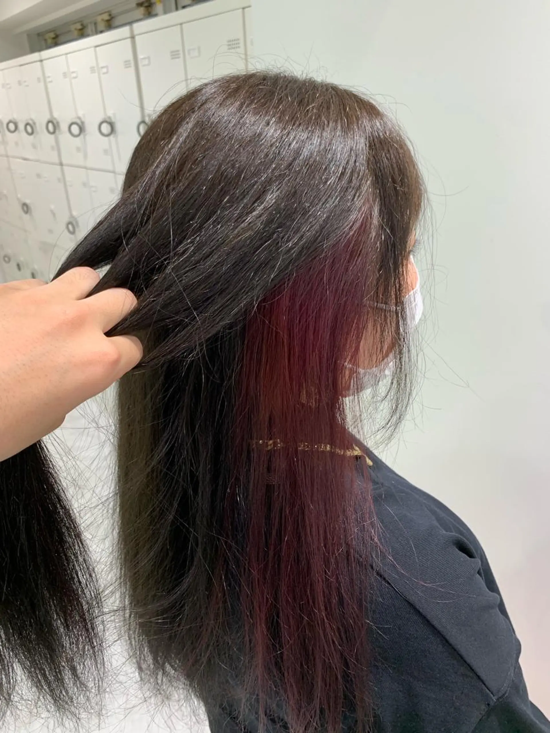 ロング ヘアカラー ヘッドスパ ヘアセット I S所属・🌿透明感カラー‪ 🍼KAZUKI🍓のヘアスタイル