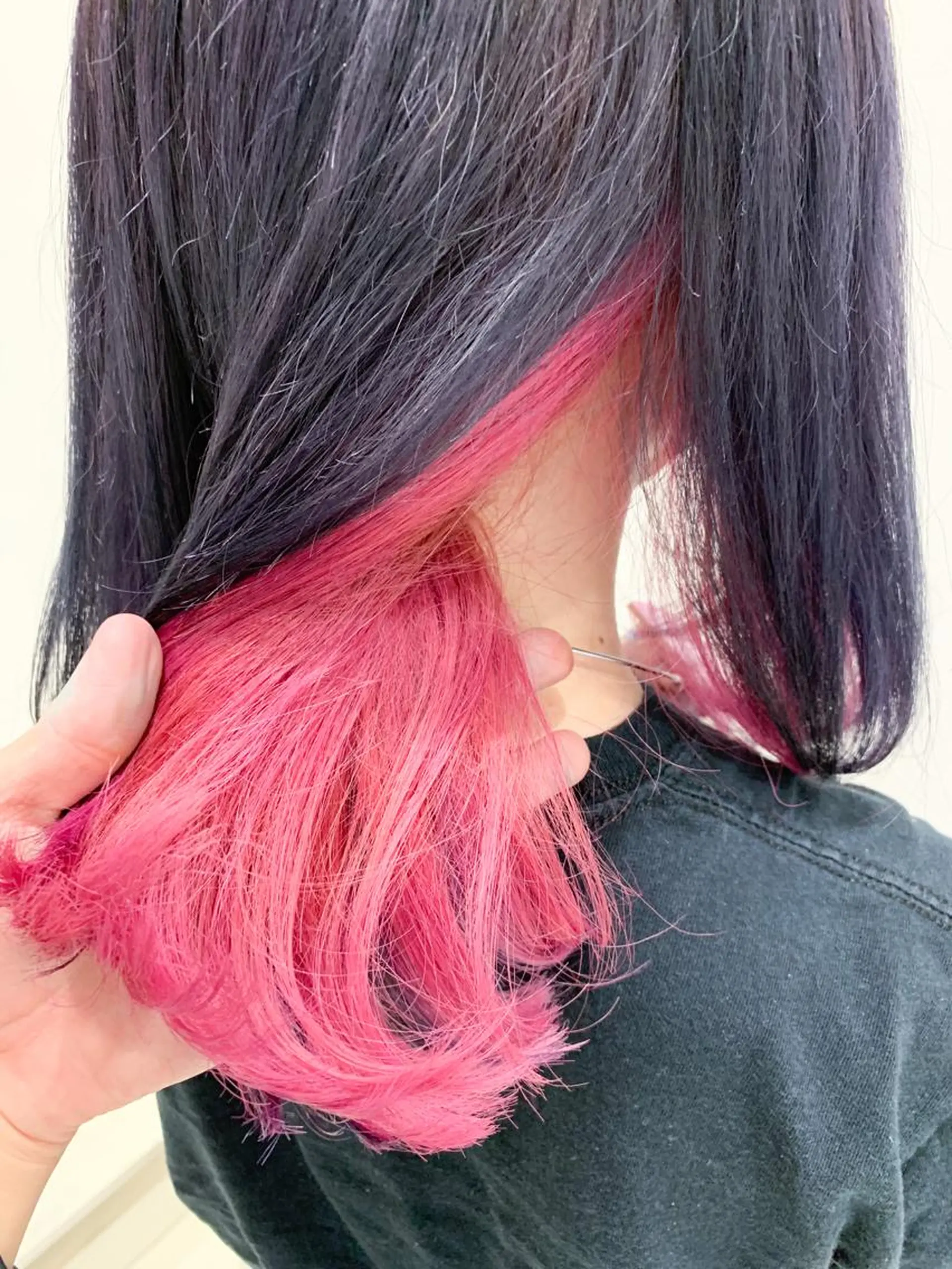セミロング 🍀ケアブリーチ カラー🍀坂井のヘアスタイル