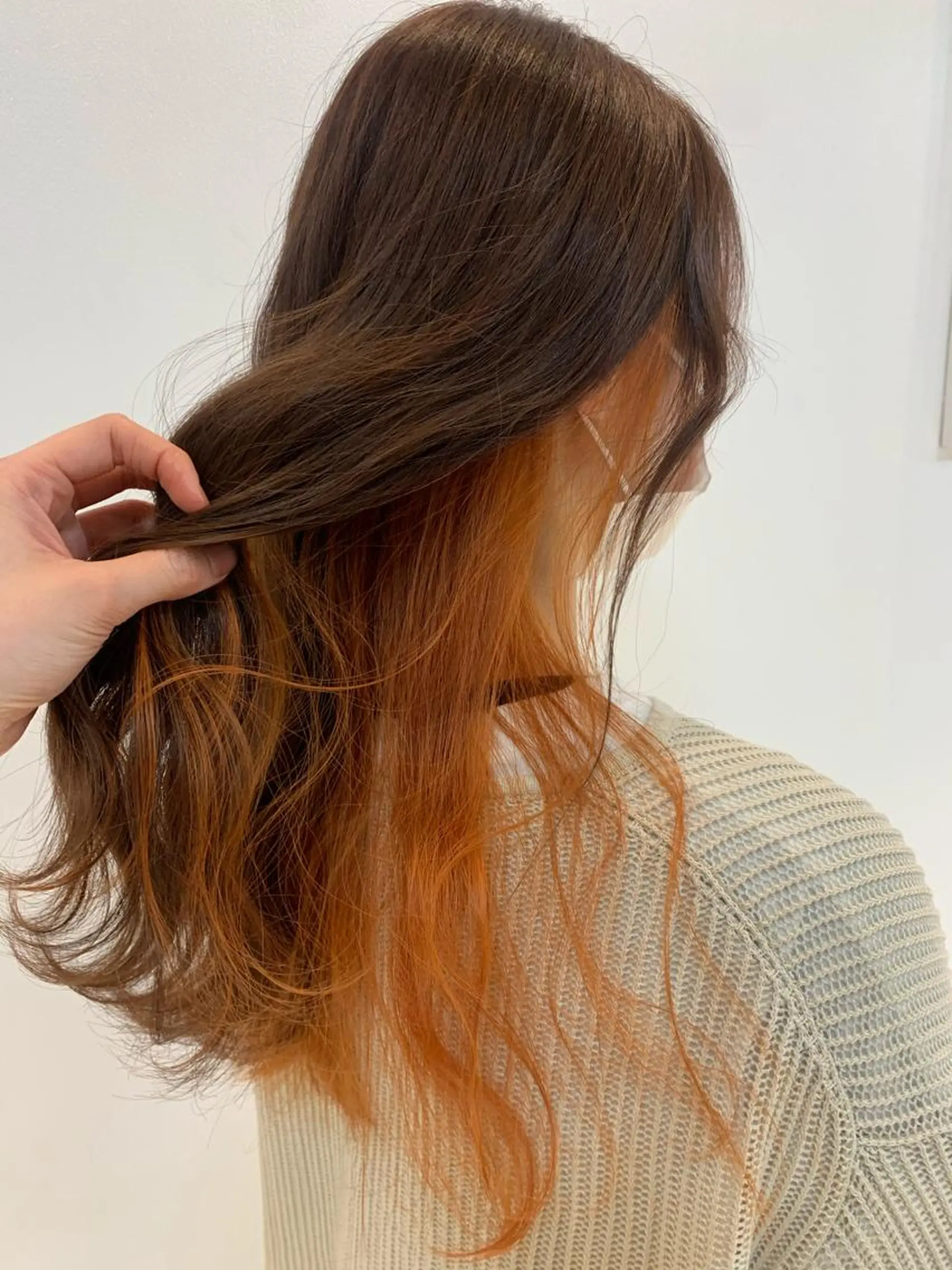 ロング カラー インナーカラー 韓国ヘア特化🇰🇷 心斎橋【ユリカ】のヘアスタイル